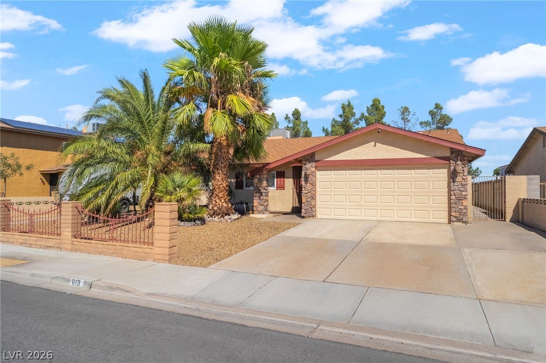 1 story with Pool and RV parking.