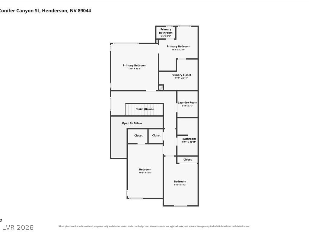 2664 Conifer Canyon Street, Henderson, NV 89044 2ND FLOOR
