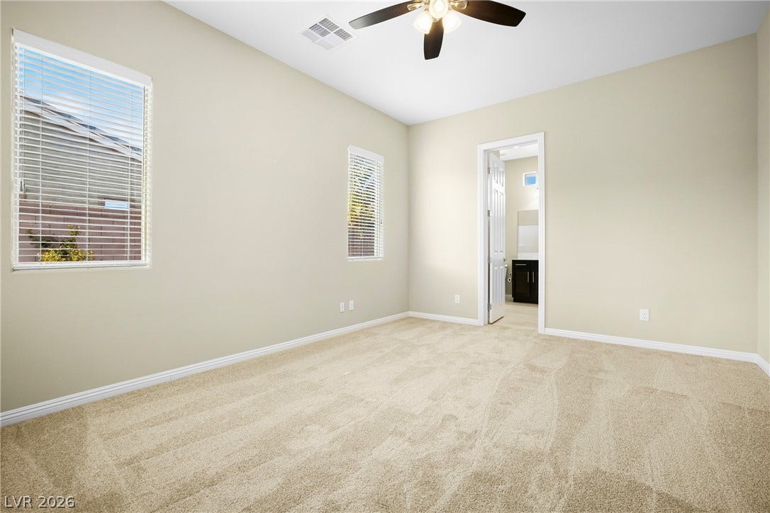 7230 Fresh Harvest Avenue, Las Vegas, NV 89131 4th Bedroom 16'X13 with ensuite and 9'X6' walk-in closet.
