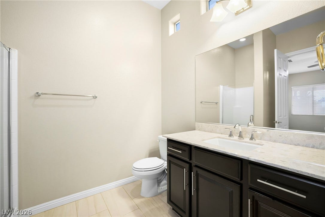 7230 Fresh Harvest Avenue, Las Vegas, NV 89131 4th Bedroom with it's own 3/4 bathroom and walk-in closet.