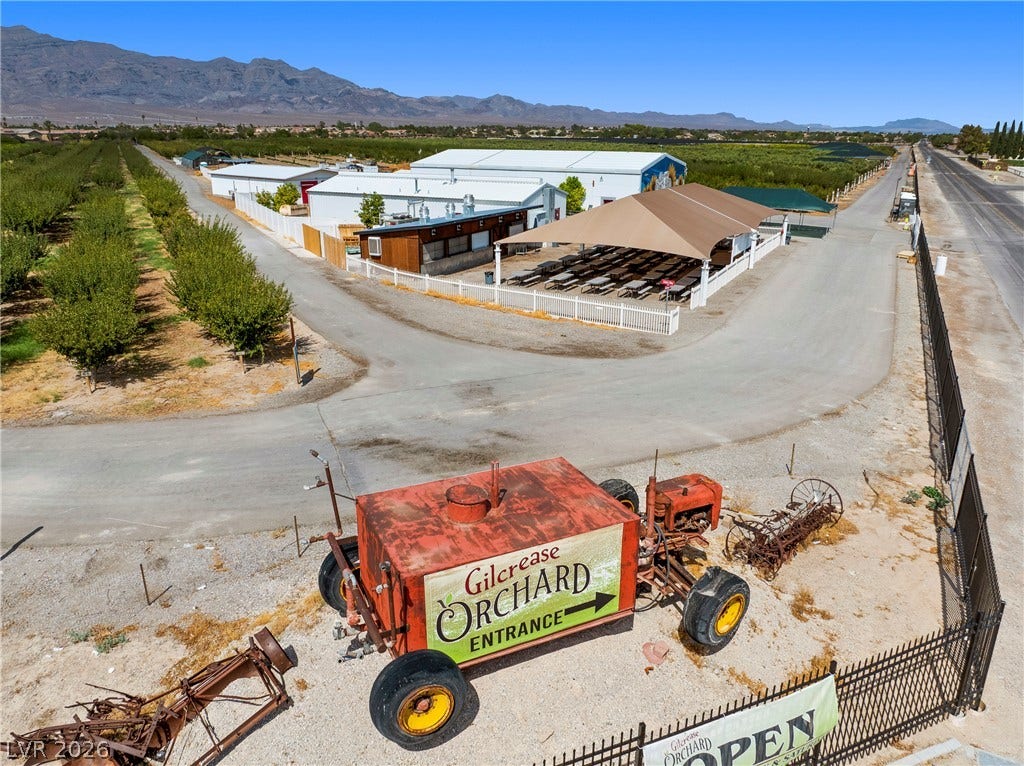 7230 Fresh Harvest Avenue, Las Vegas, NV 89131 An aerial view of Gilcrease Orchards