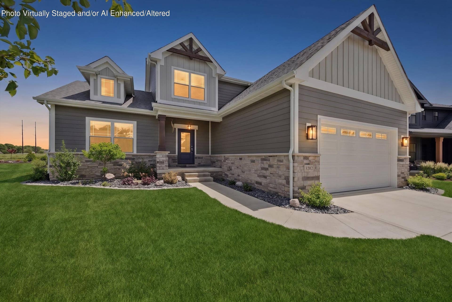 3202 Forestside Lane, Valparaiso, IN 46385 02-Twilight Photos