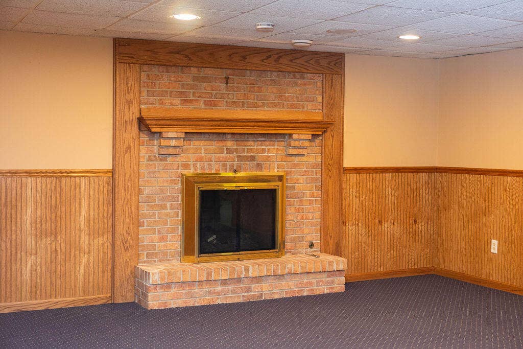 BASEMENT FIREPLACE