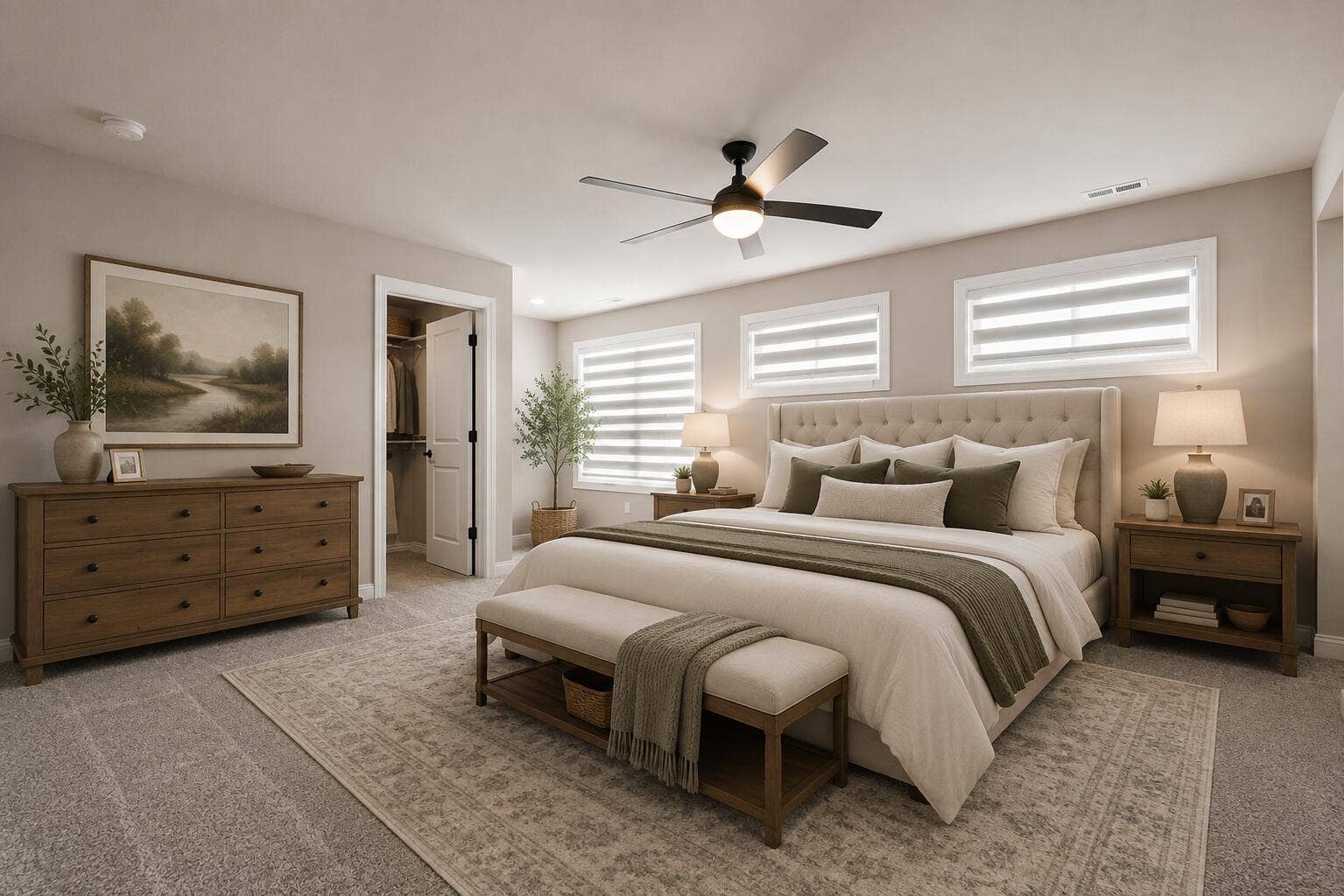 Calm Neutral Master Bedroom Retreat