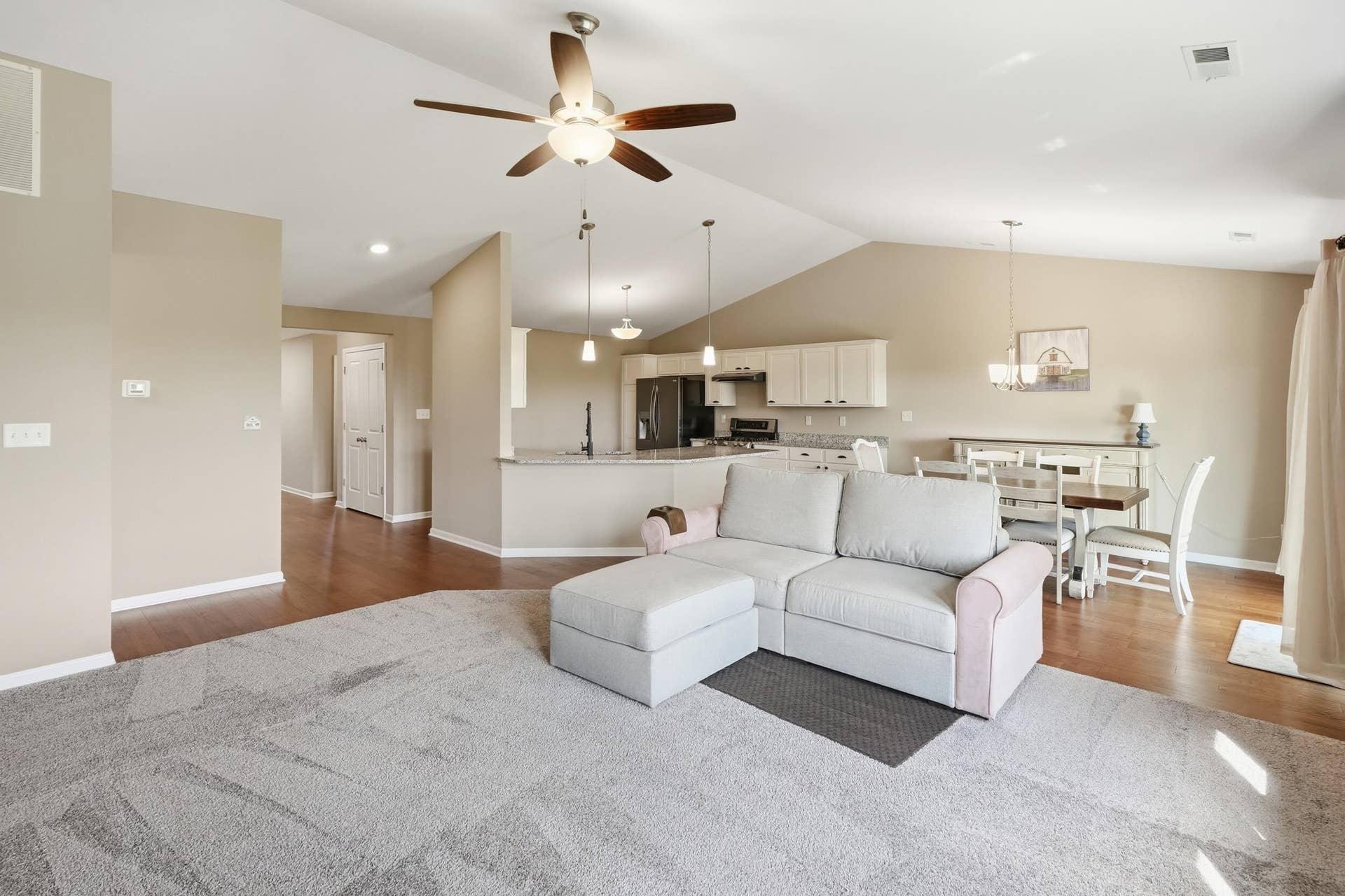 Open Concept Living/ Dining / Kitchen