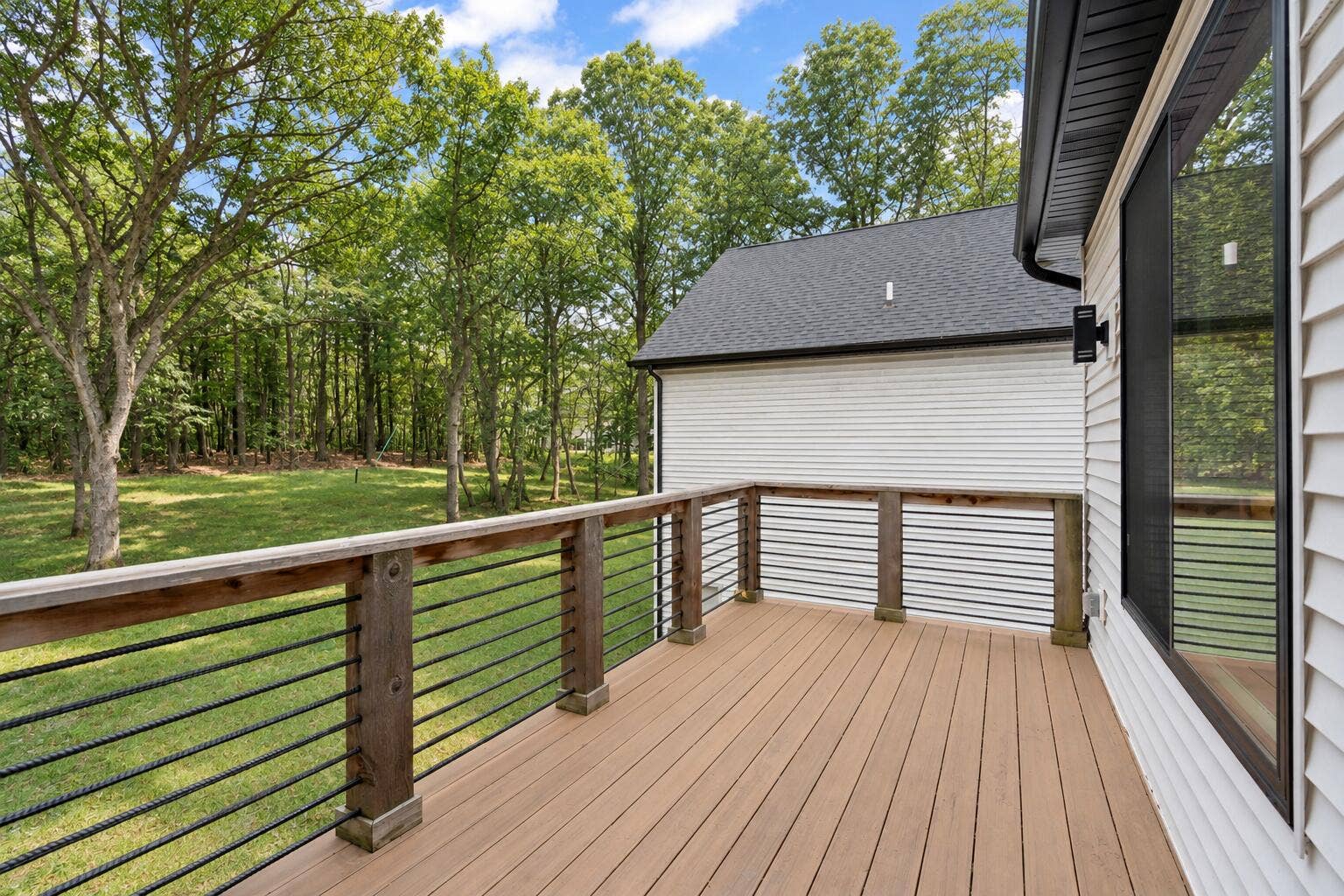 155 W 350, Valparaiso, IN 46385 Late Summer Deck in the Woods