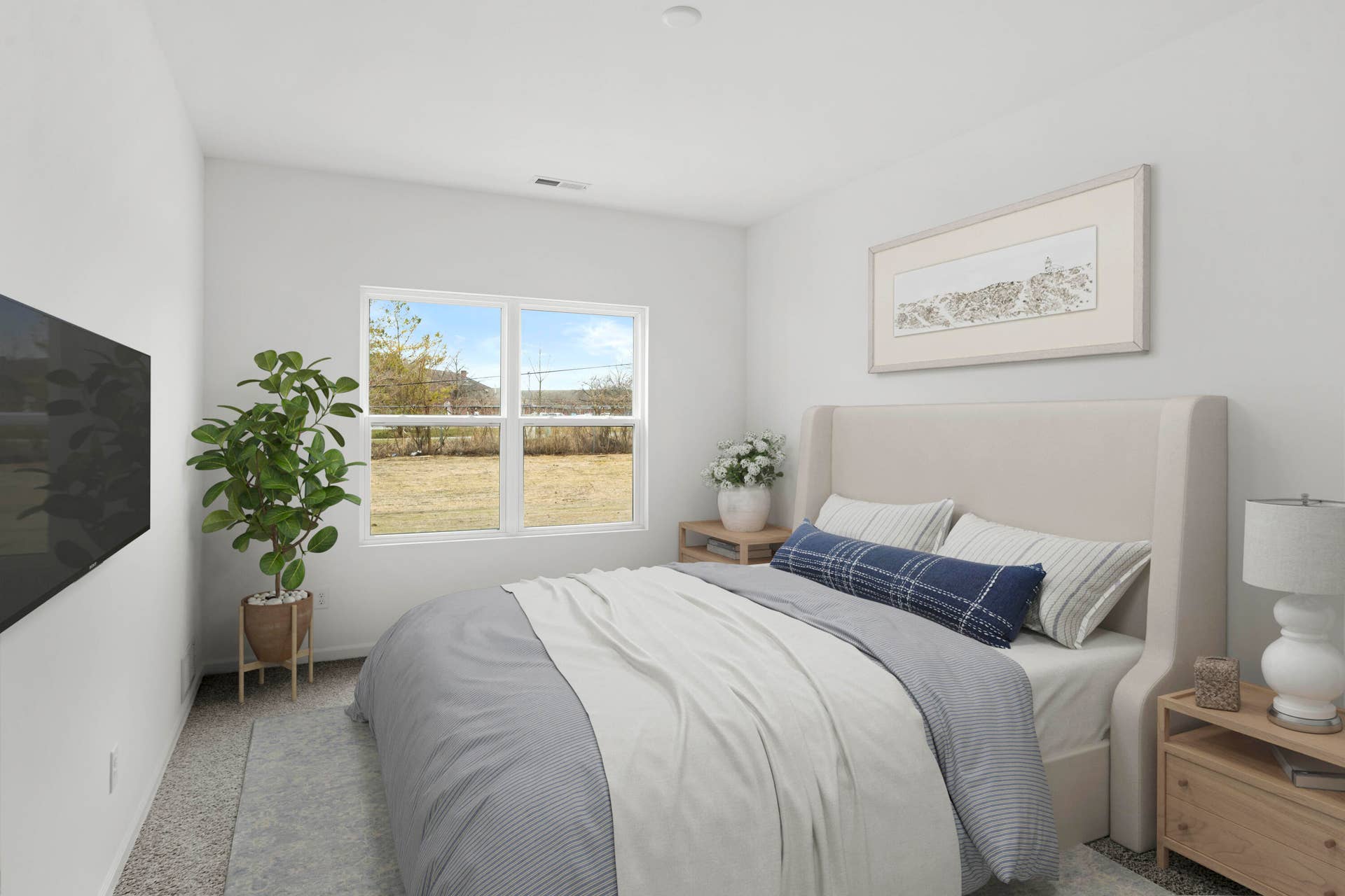Dogwood Primary Bedroom Staged