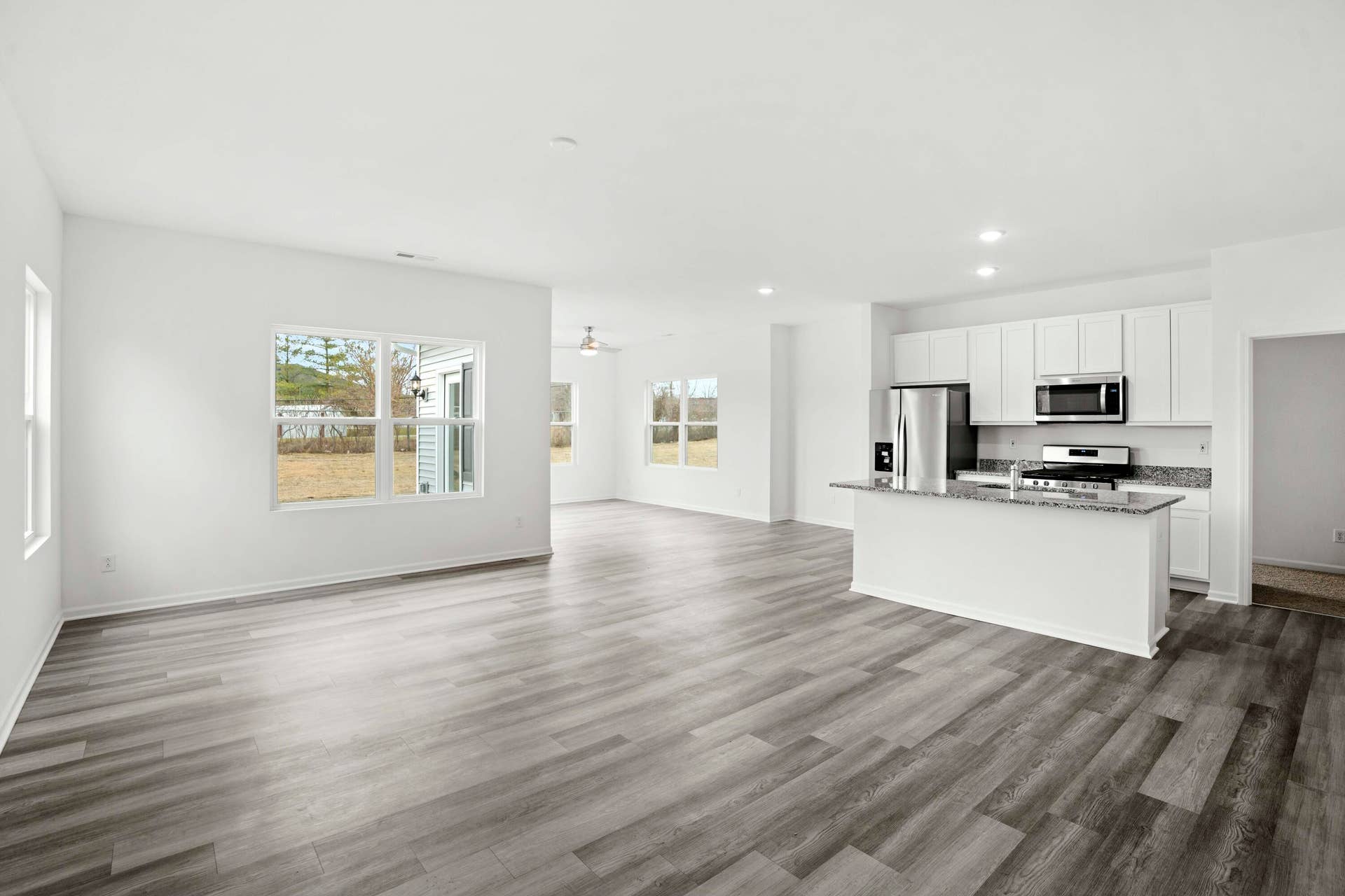 Dogwood Kitchen greatroom and sunroom