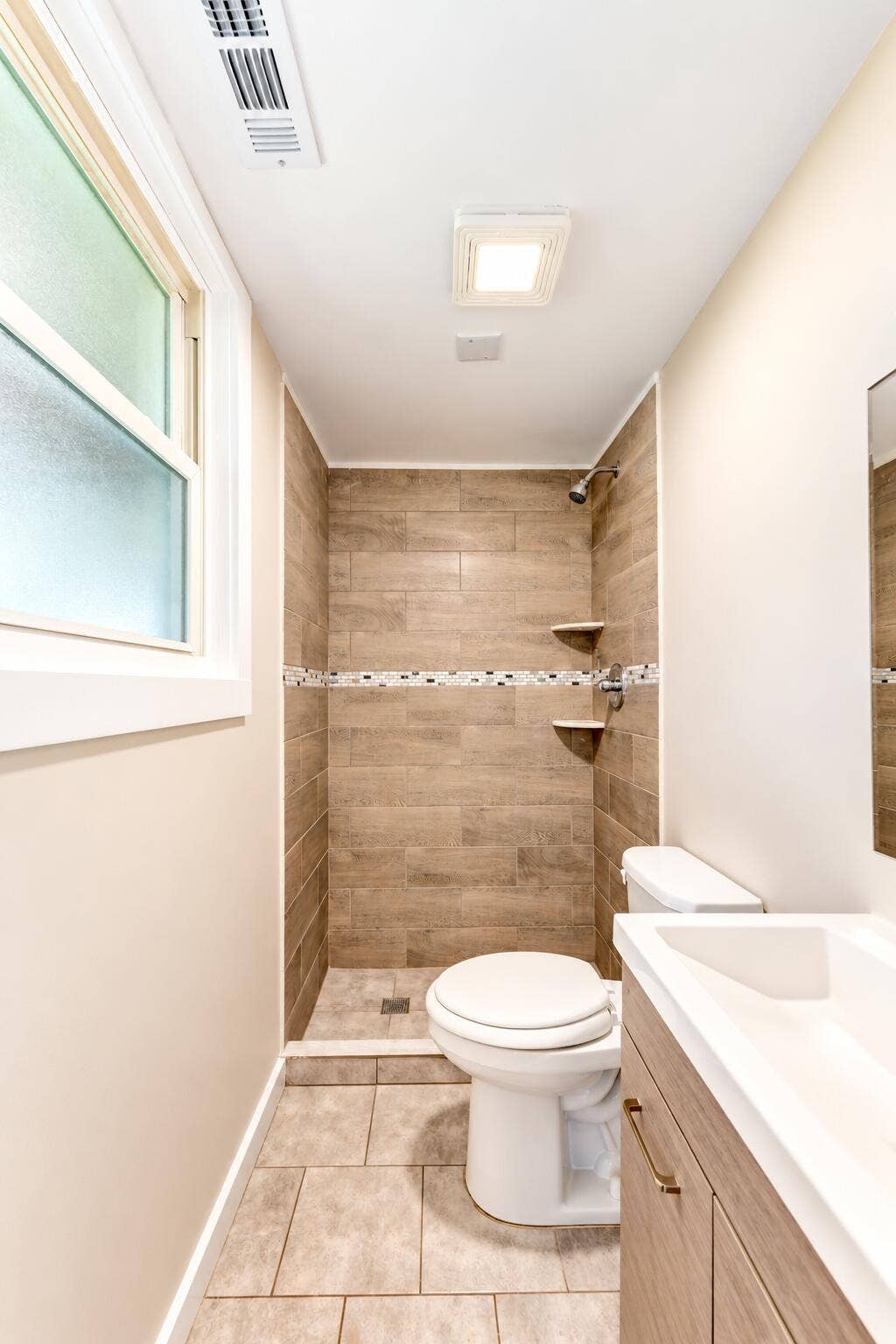 952 Hanover Lane, Dyer, IN 46311 Bright Modern Walk-In Shower Bathroom