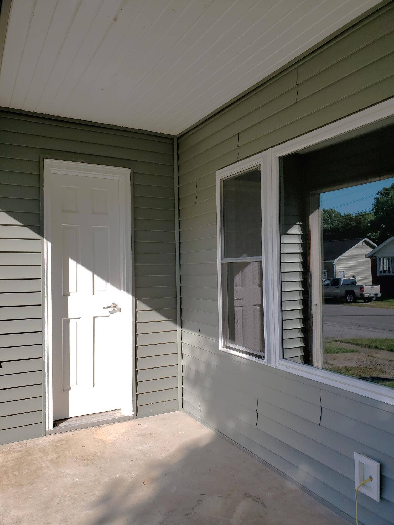 Front Cover Porch Storage Area