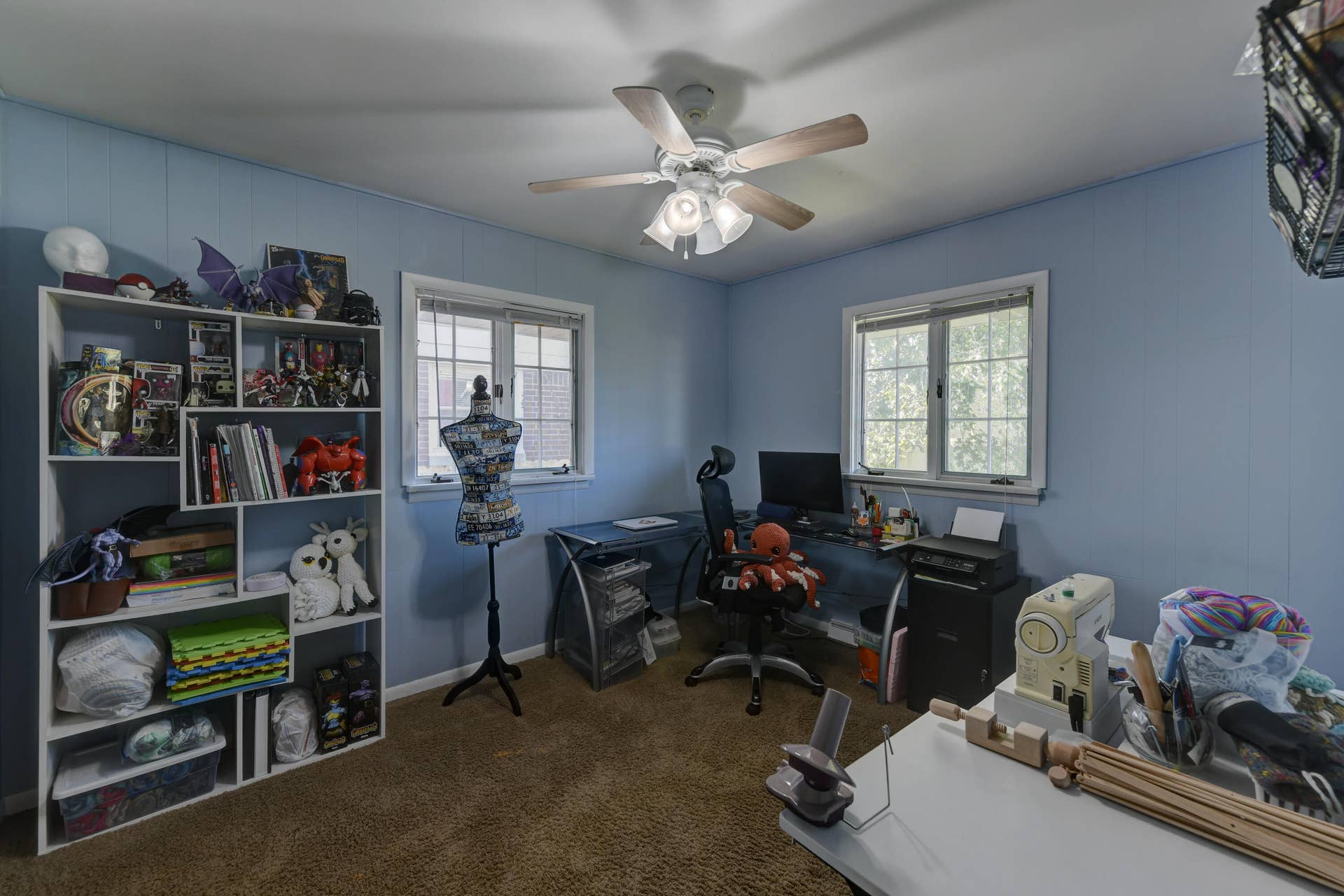 Bedroom currently used as office