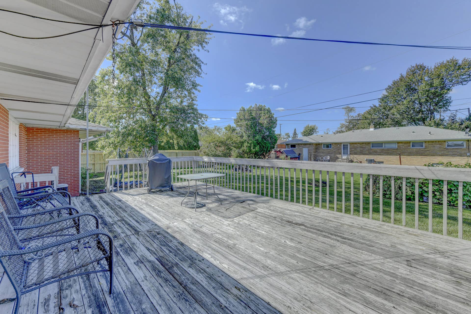 Back Deck off Kitchen