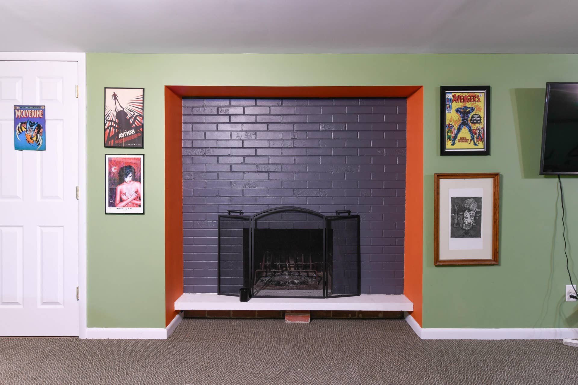 Fireplace In Basement