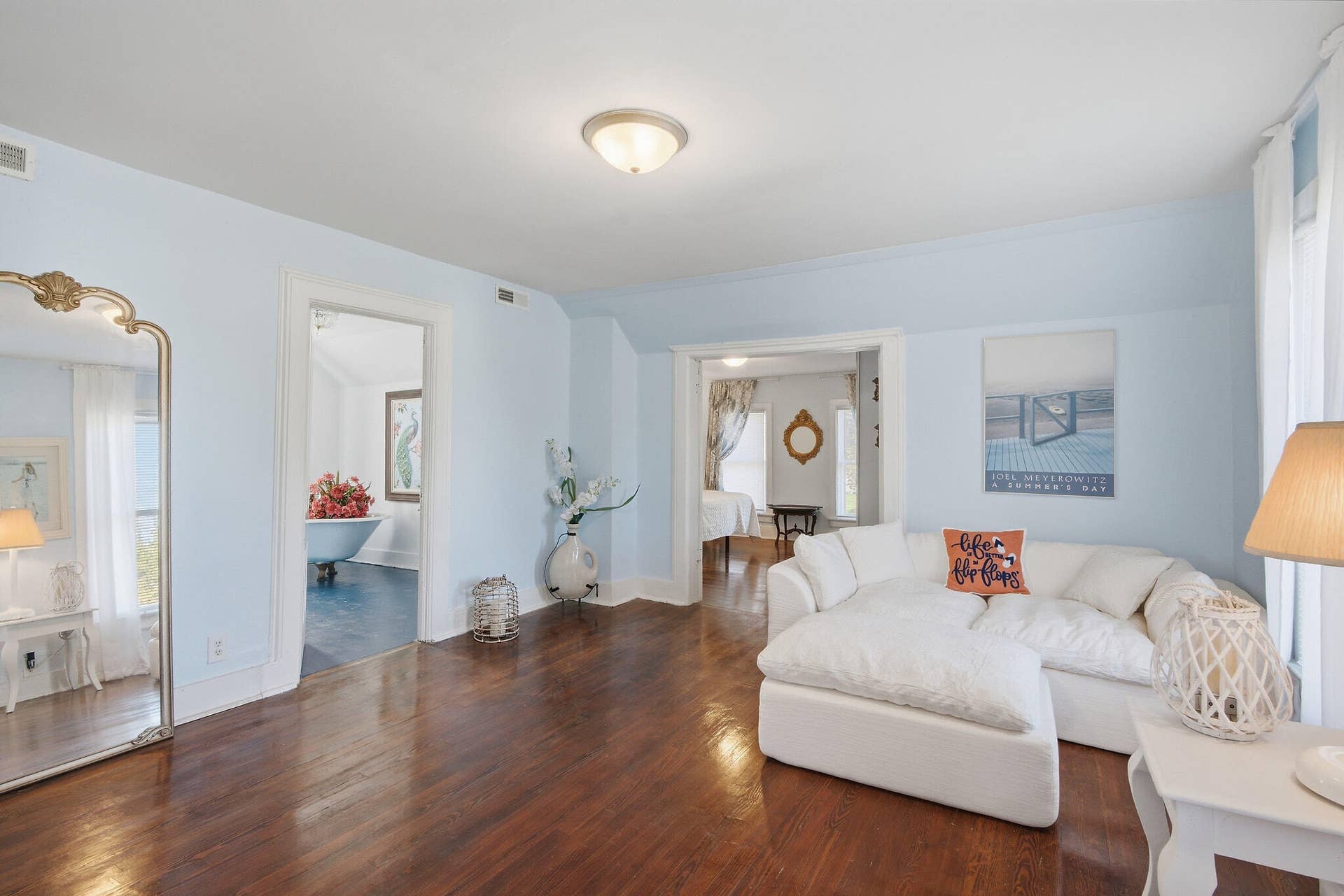 Upper unit living room
