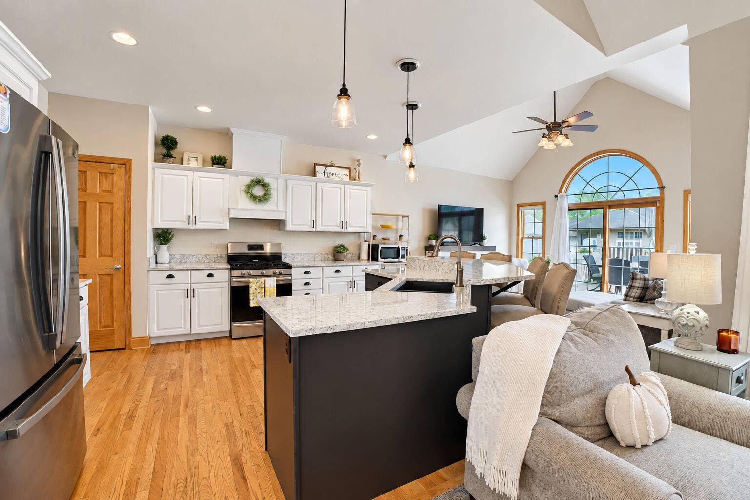 Kitchen to Sunroom