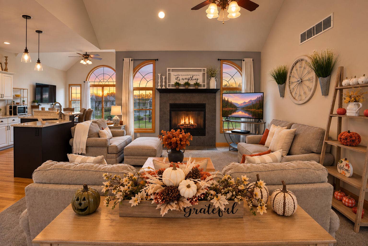 Great Room - Sunset