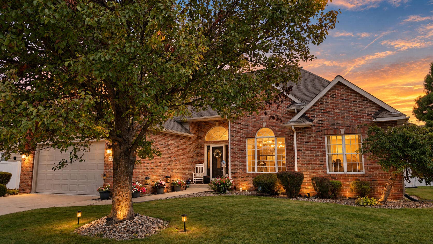 Exterior Front Sunset
