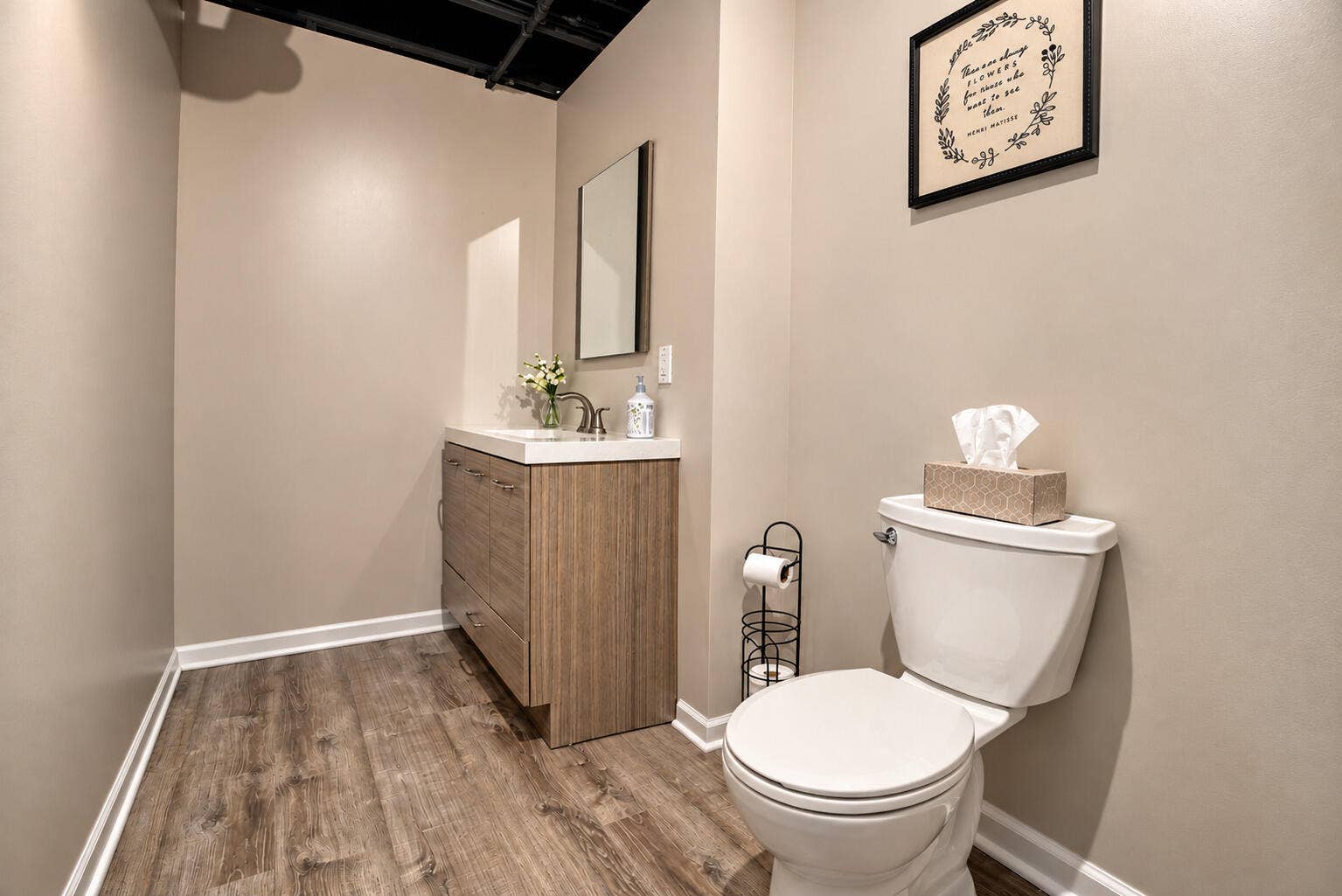 Basement Half Bath (shower rough in)