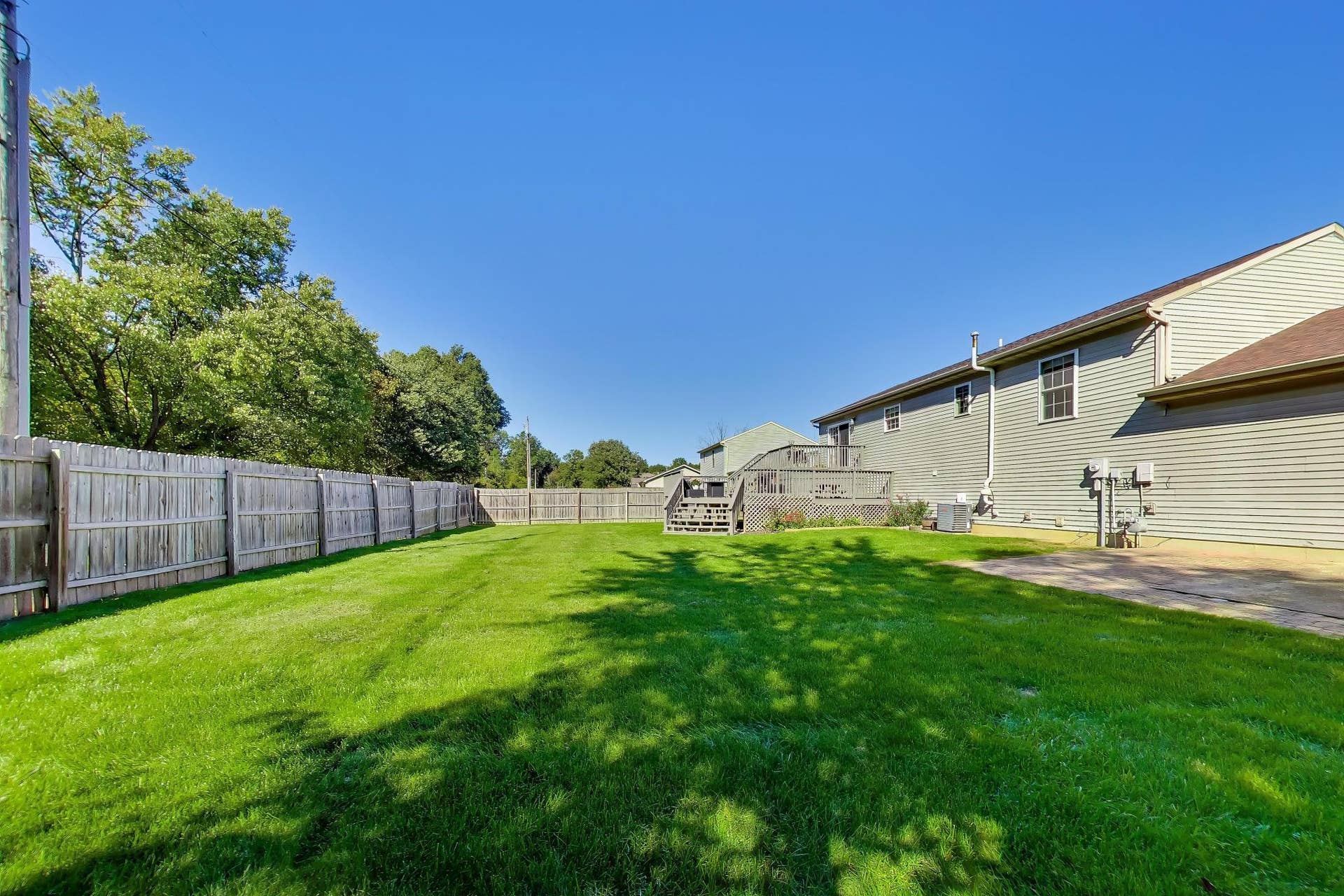 Backyard from left