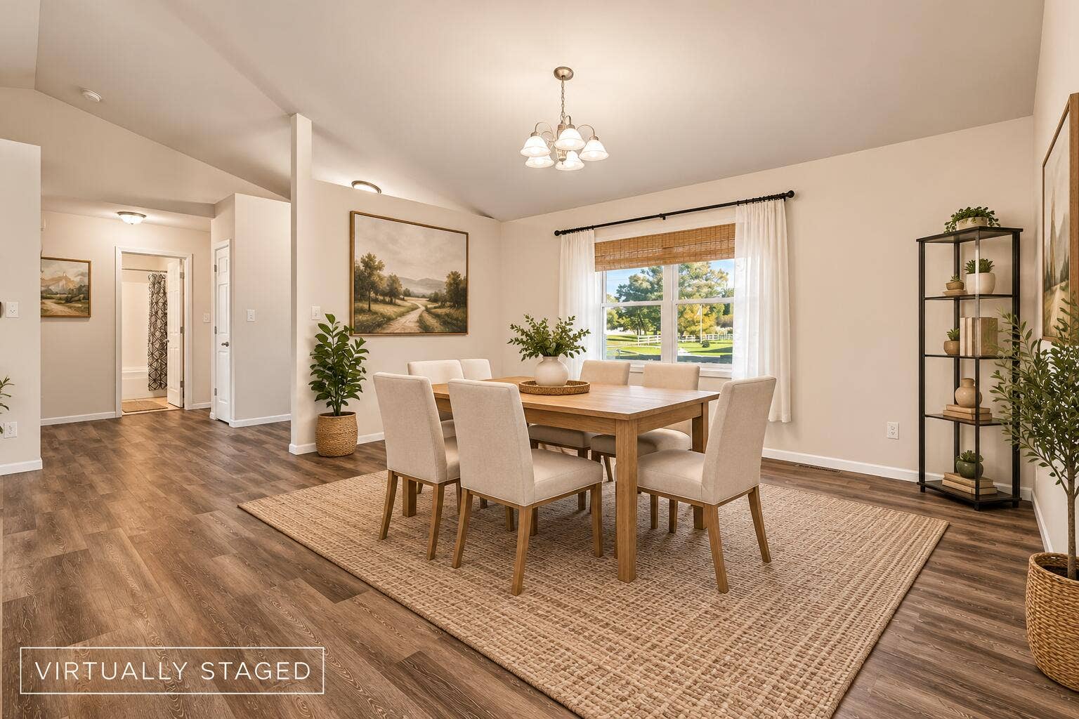 Warm Modern Dining Nook