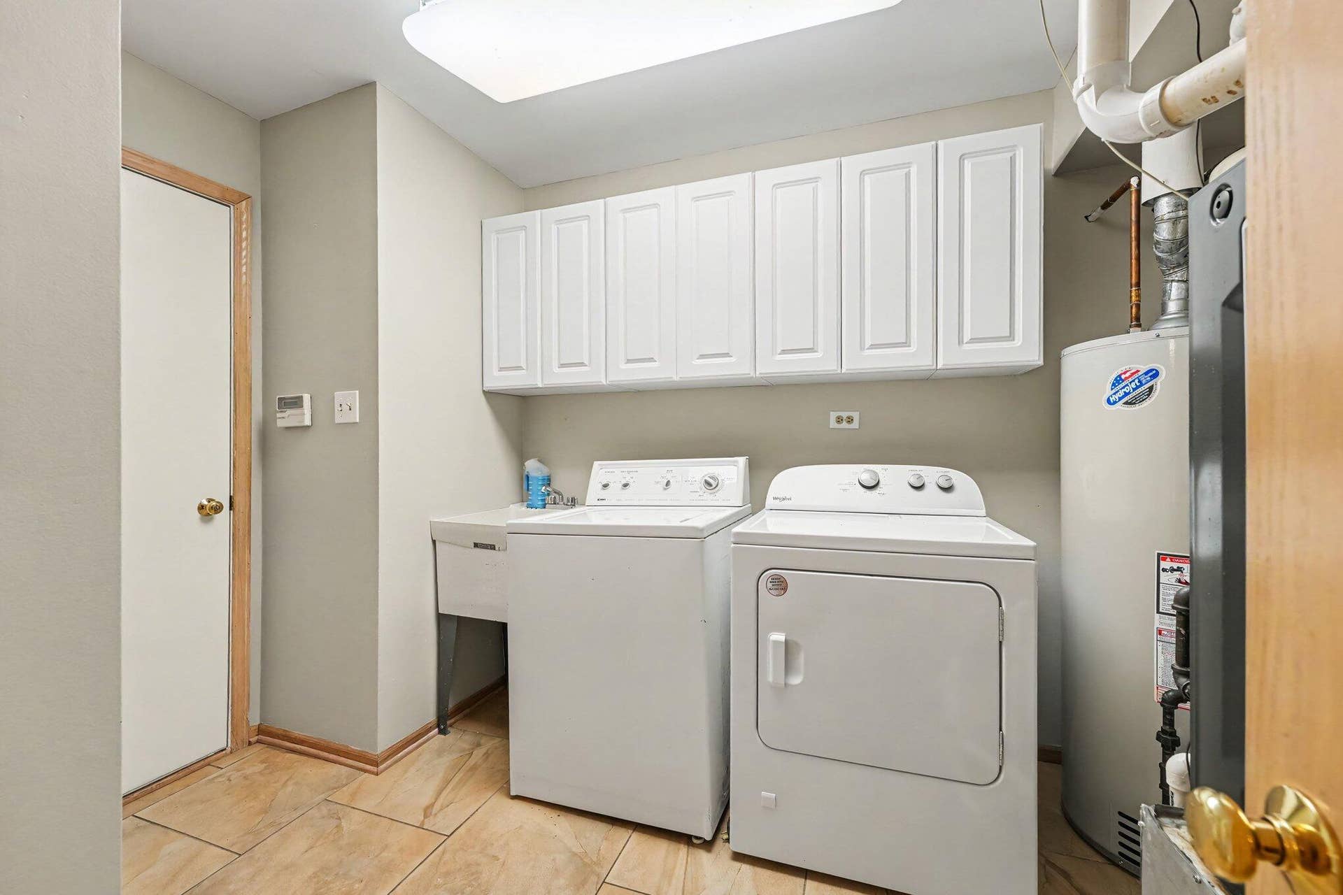 Laundry Room and door to garage