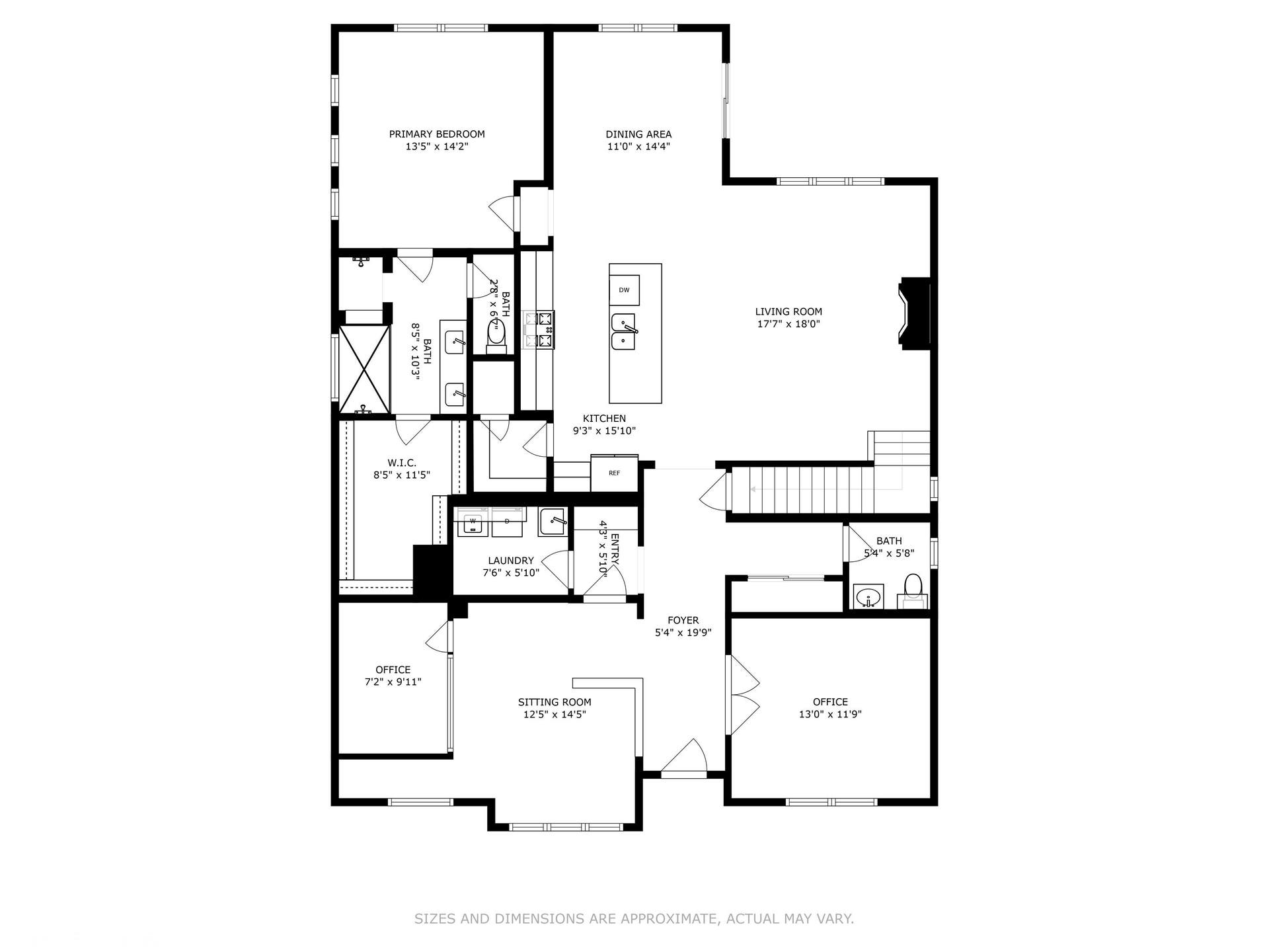 Emery - Floor Plan - 1st Floor - 6641 Sk
