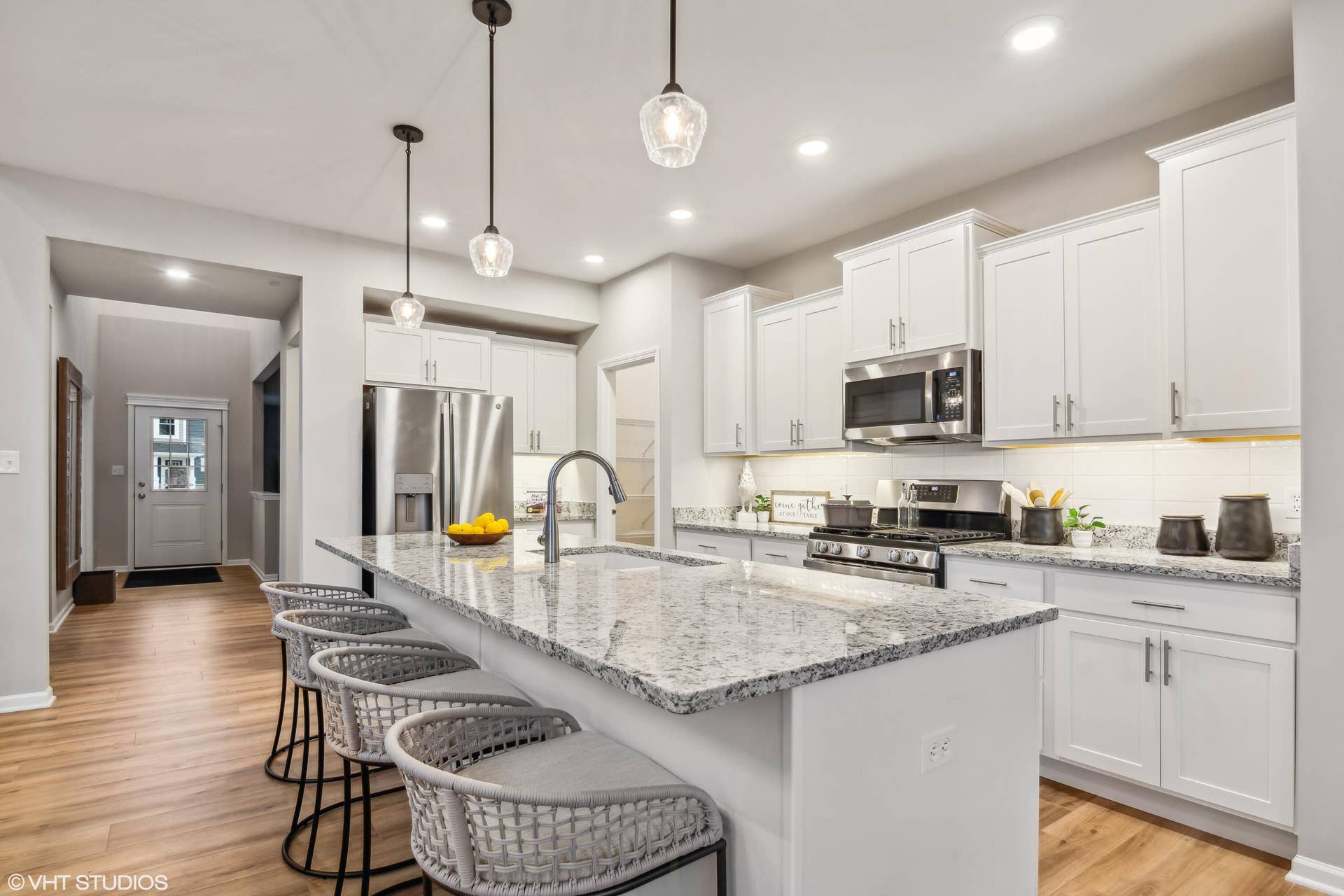 Emery - Kitchen and Foyer with Front Doo