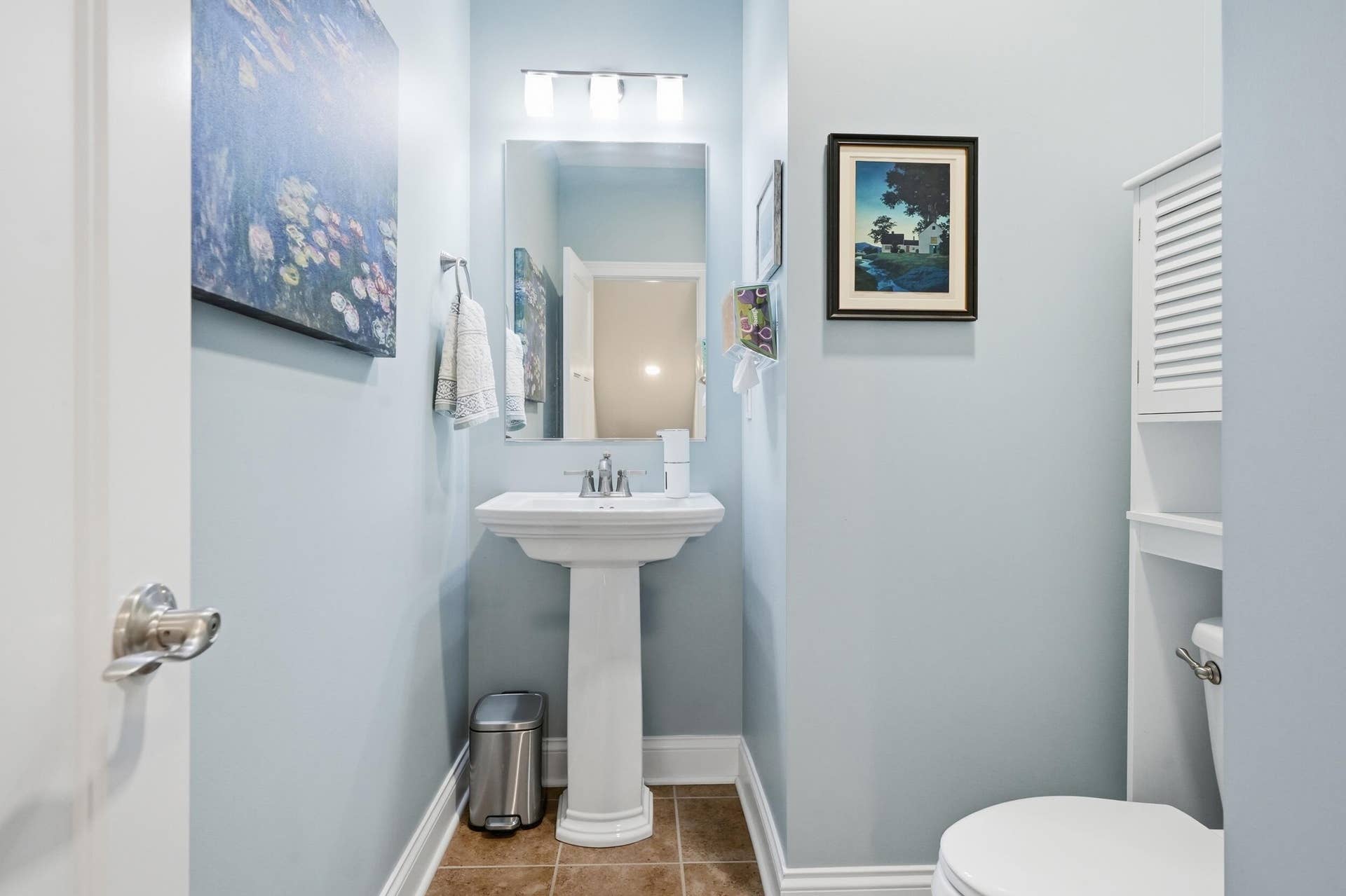 15 main floor half bath