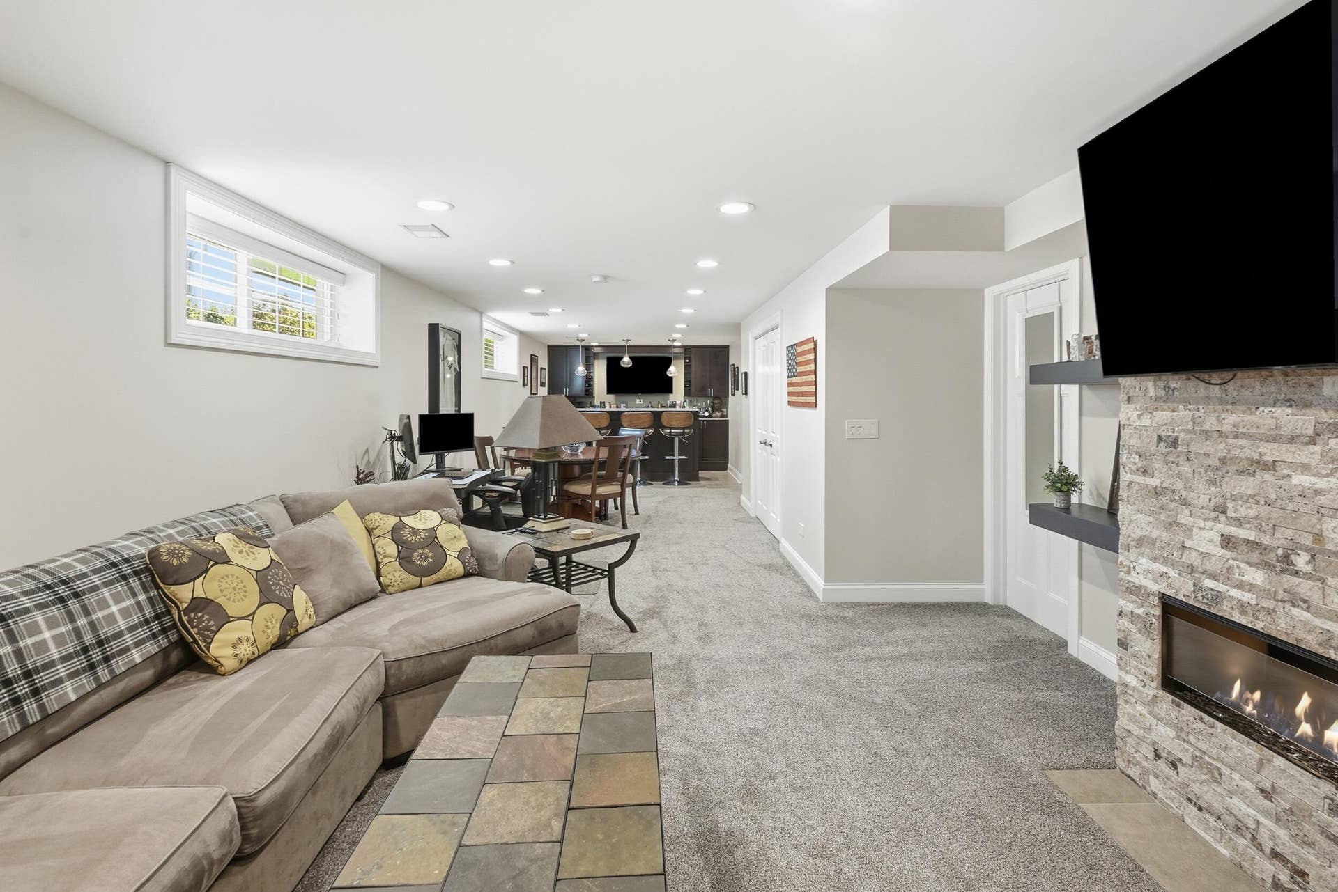 28 finished basement