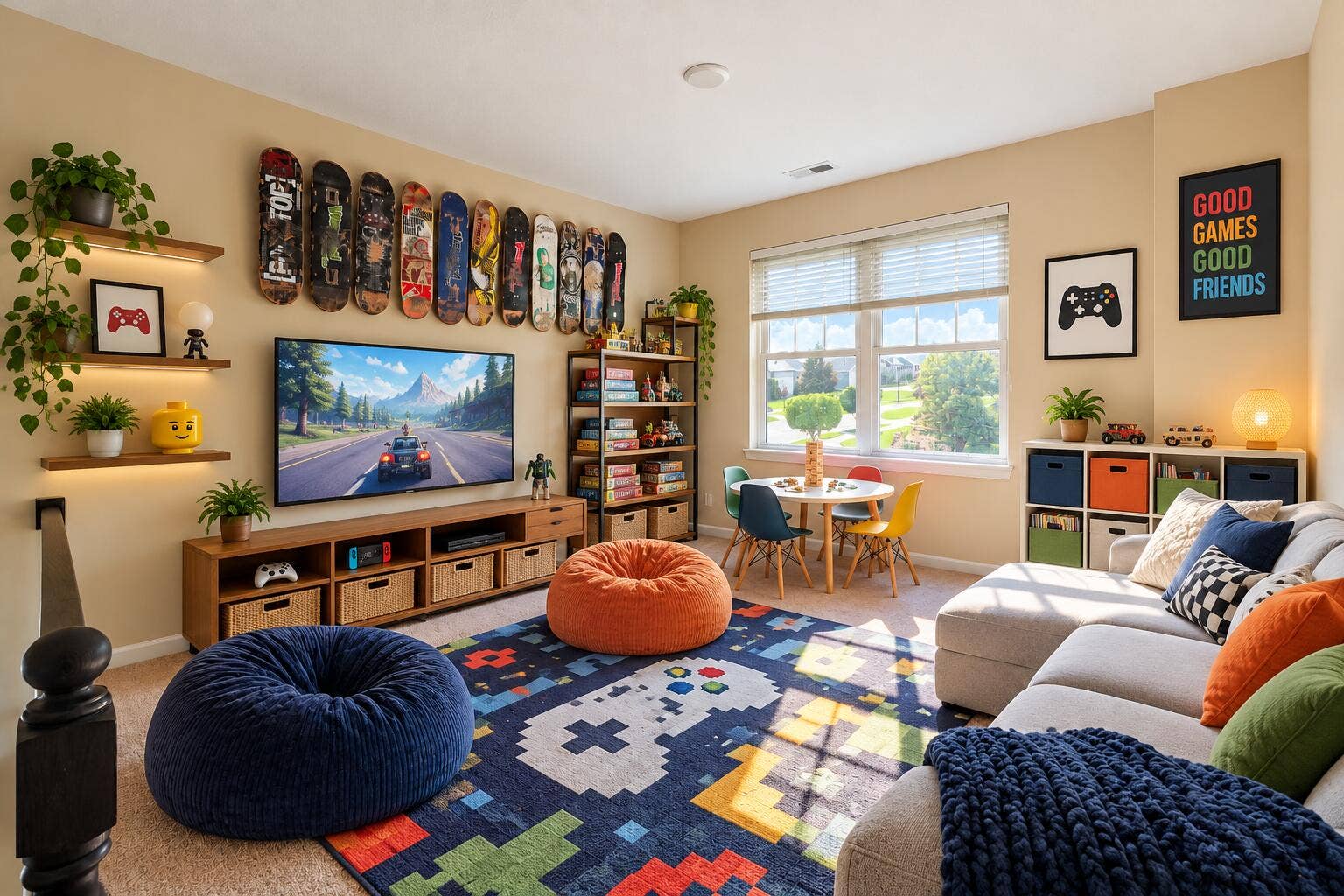 virtual game room loft