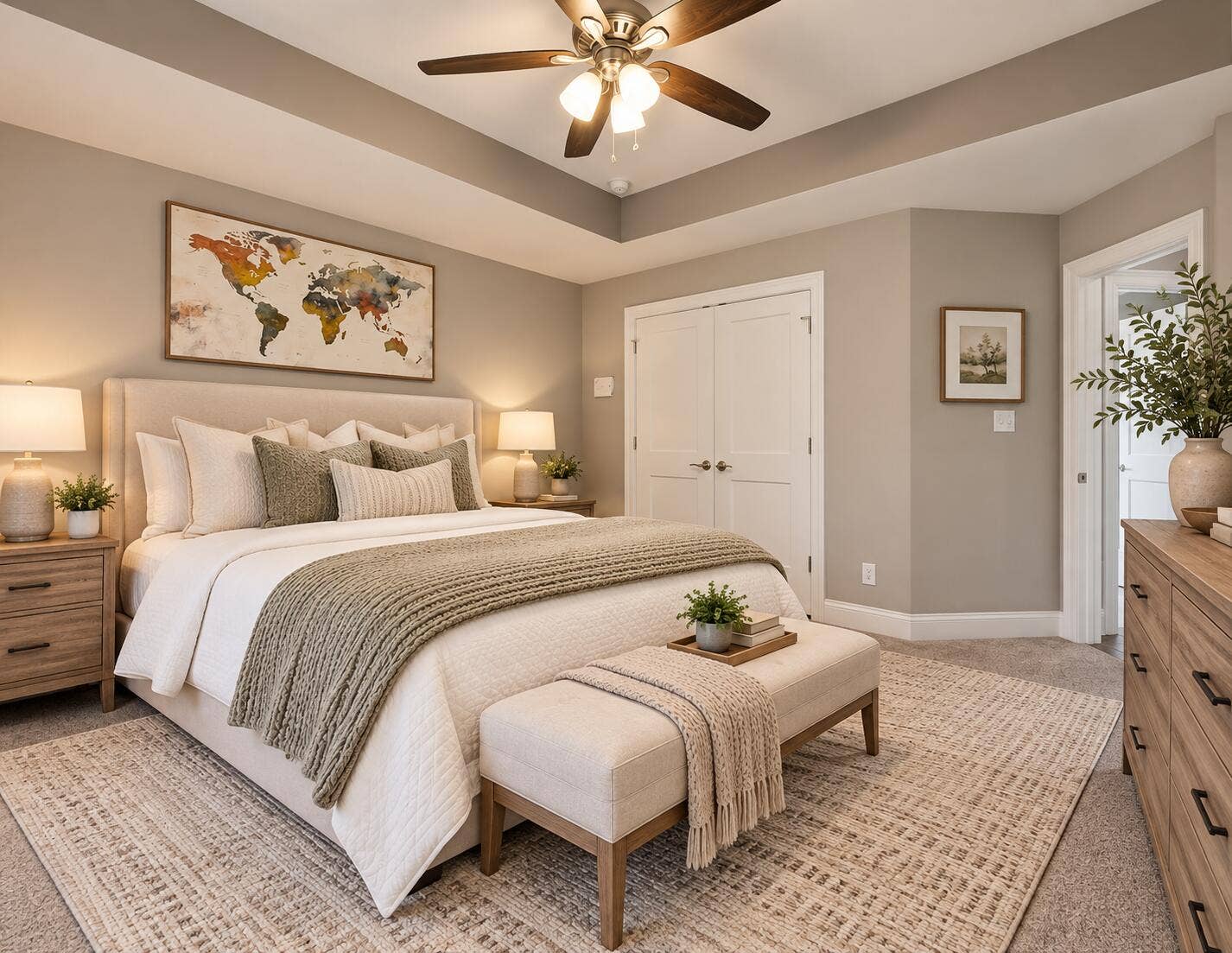 Bedroom 1 Staged