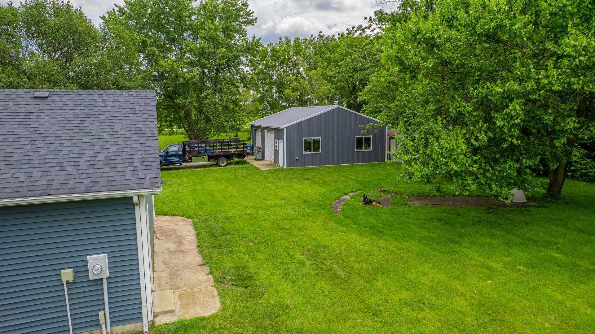 10852 E 100, Wheatfield, IN 46392 Backyard