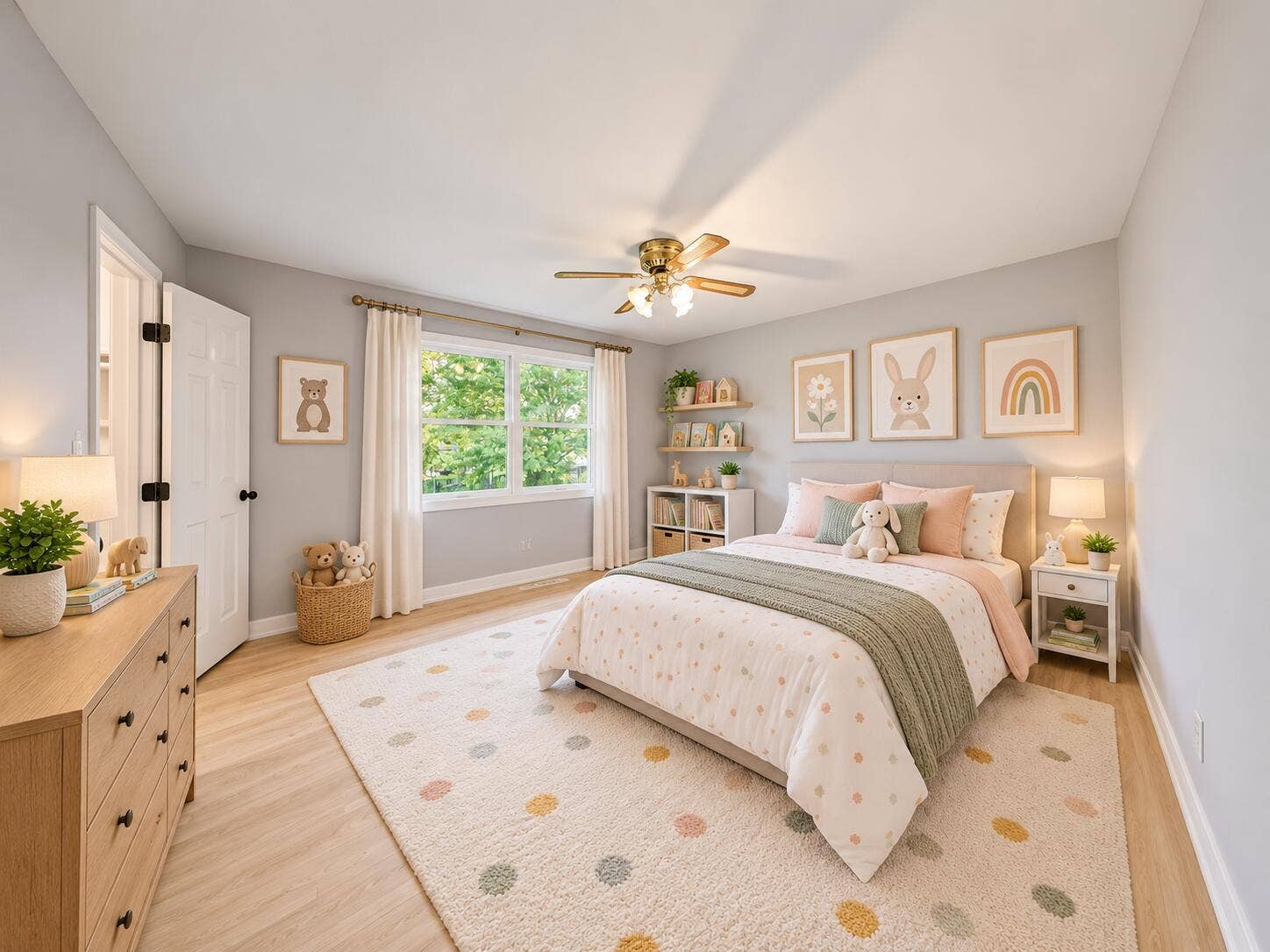 Cozy Scandinavian Kids' Bedroom