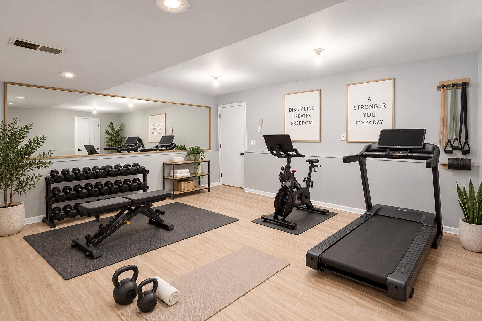 Modern Scandinavian Home Gym