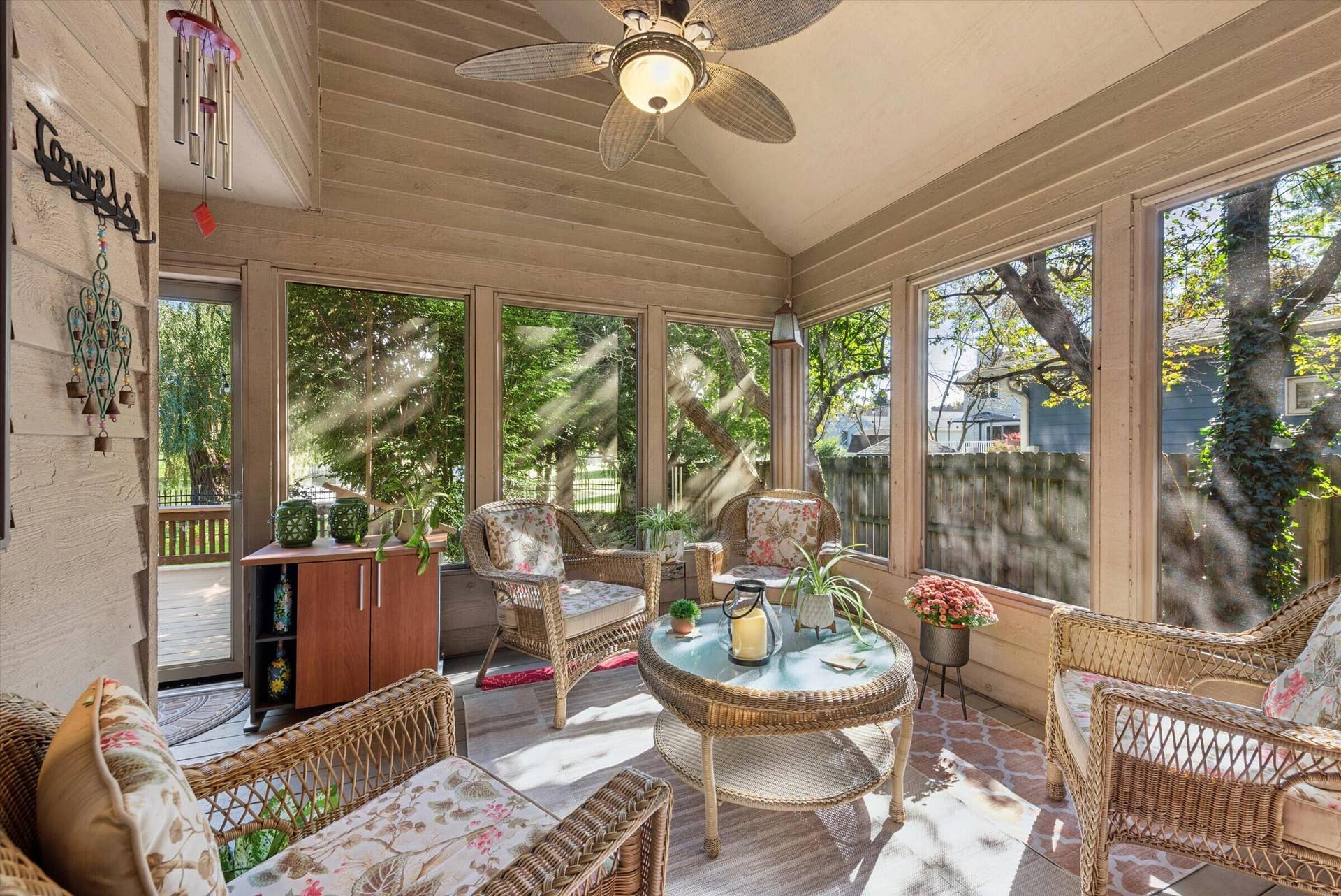 Screened porch