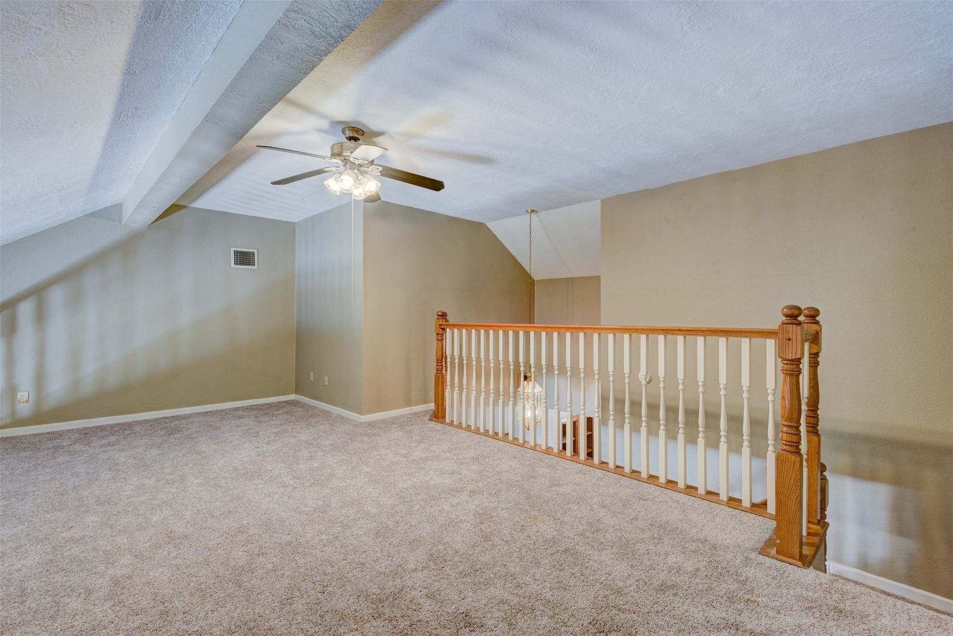 Upstairs game room