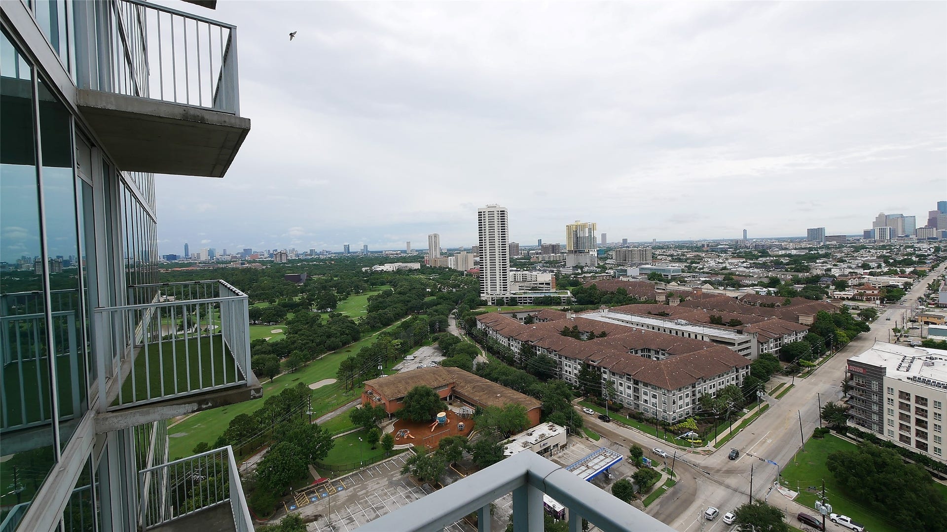 5925 ALMEDA RD, #12113, Houston, TX 77004 View from the center of the balcony