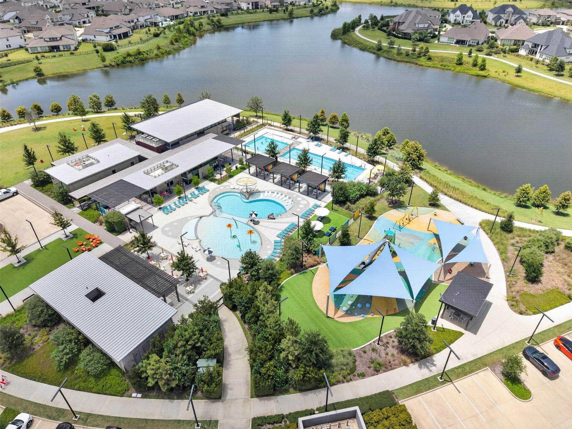 11115 Pale Tipped Way, Cypress, TX 77433 Bridgeland's Prairieland Pool, playground, gym and meeting rooms