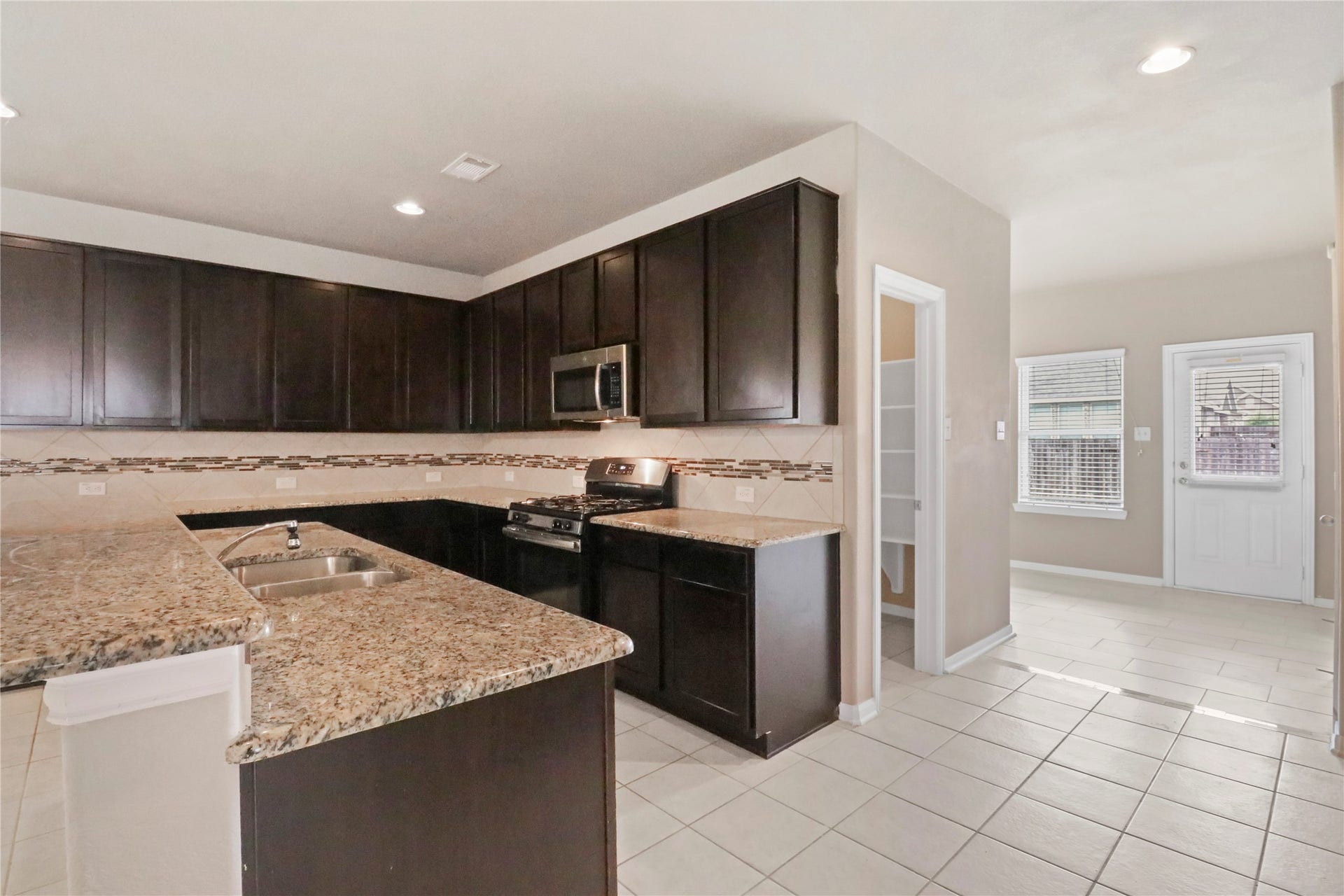 Plenty of cabinet and counter space