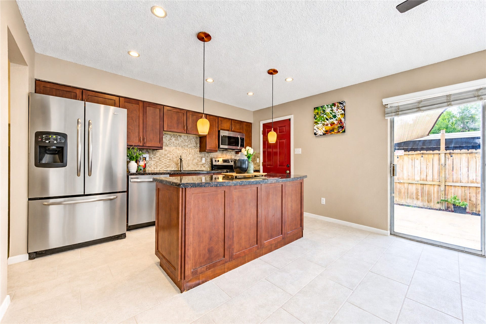 9265 Westwood Village Drive, #49, Houston, TX 77036 Stainless steel appliances including recent dishwasher and microwave