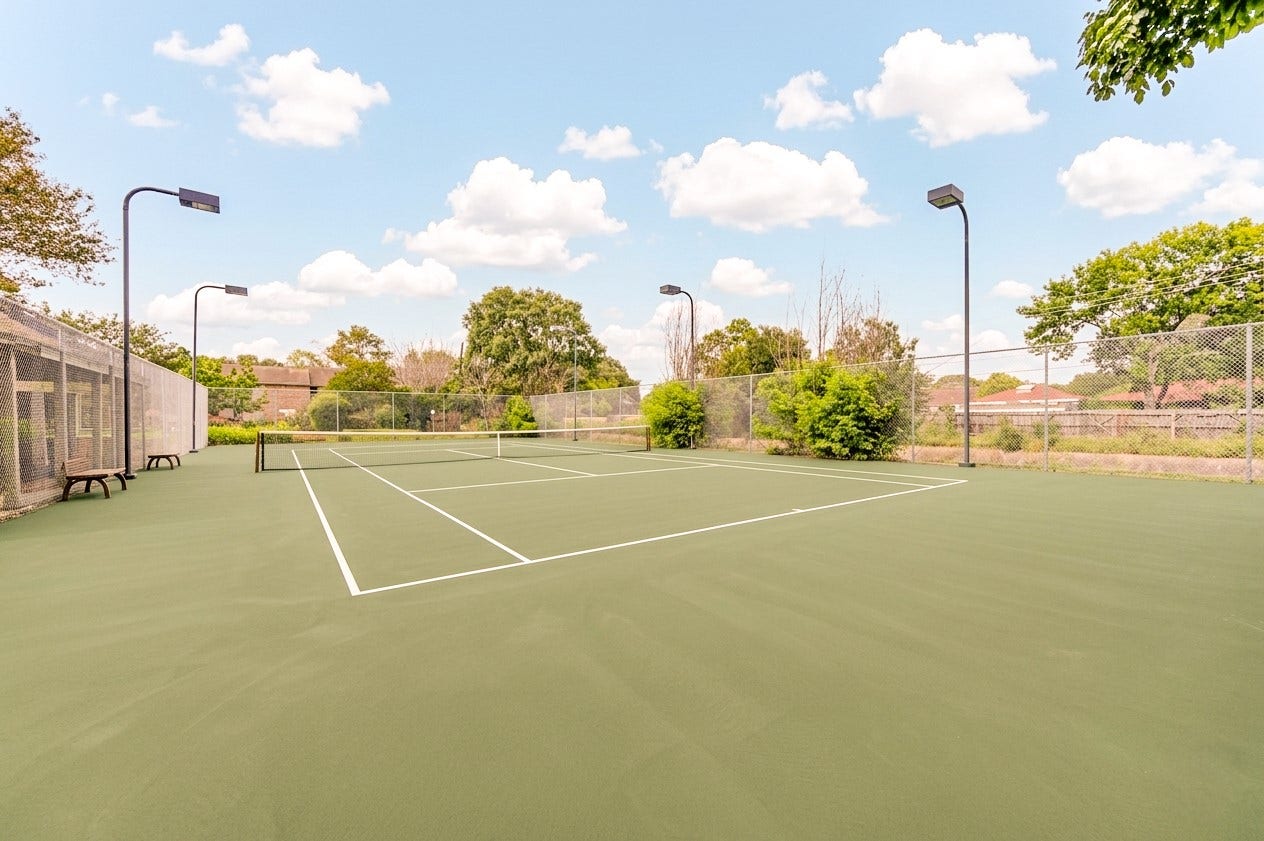 9265 Westwood Village Drive, #49, Houston, TX 77036 well maintained tennis courts