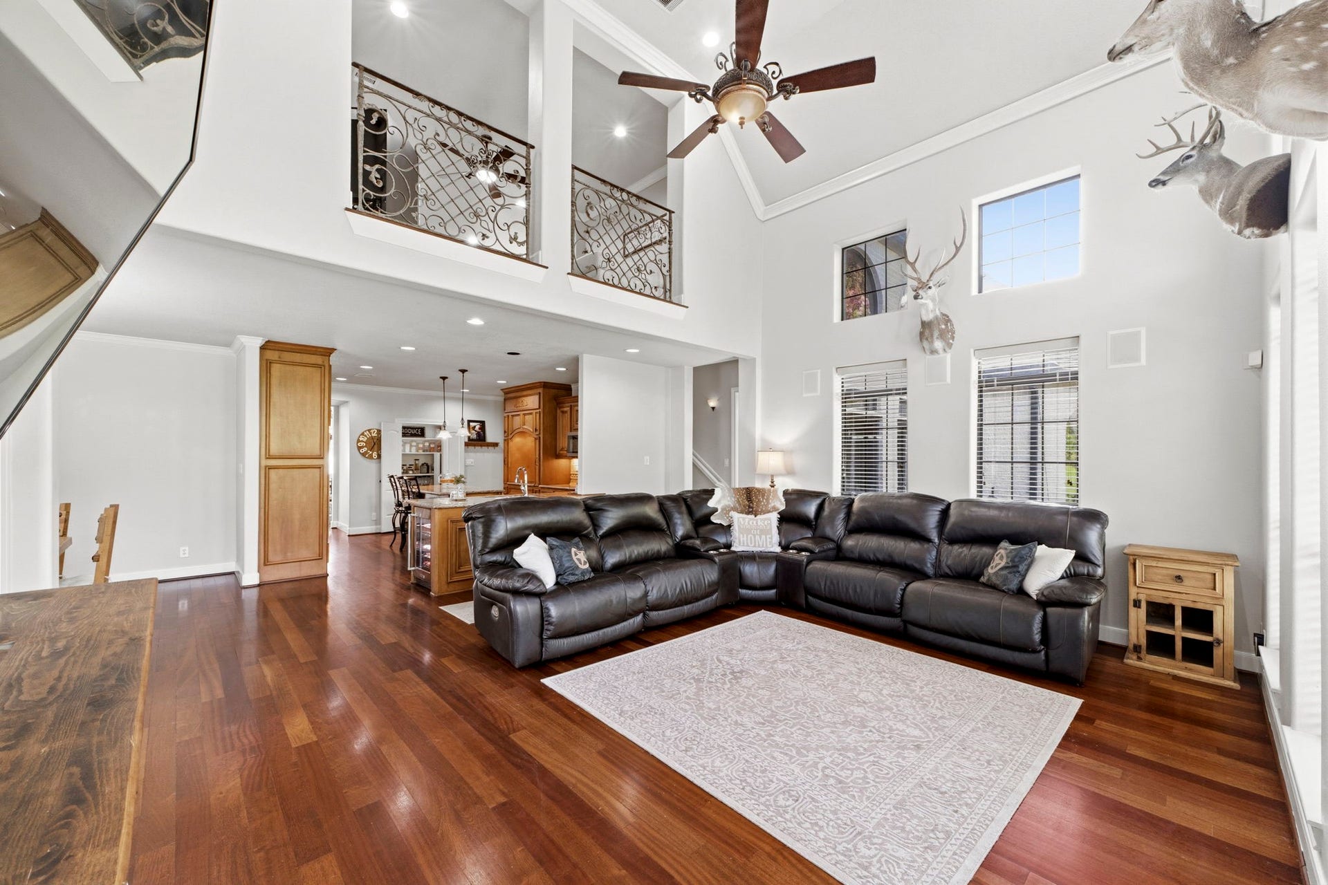 4903 Westerdale Drive, Fulshear, TX 77441 The open-concept layout creates a seamless connection between the family room, breakfast area, and kitchen, making this the true gathering place of the home.