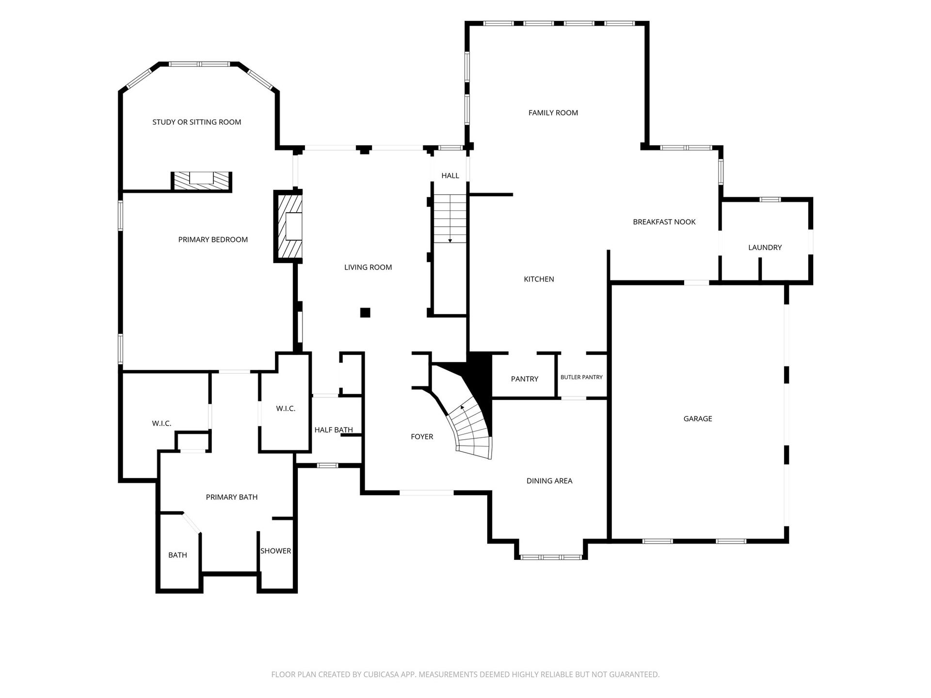 4903 Westerdale Drive, Fulshear, TX 77441 First floor consists of the Primary Suite with Study or Sitting Room, a Formal Living Room, a Family Room, Dining and Kitchen.