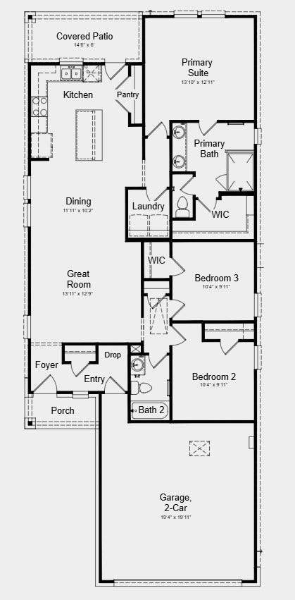 21279 Big Cypress Drive, Montgomery, TX 77356 Floor Plan