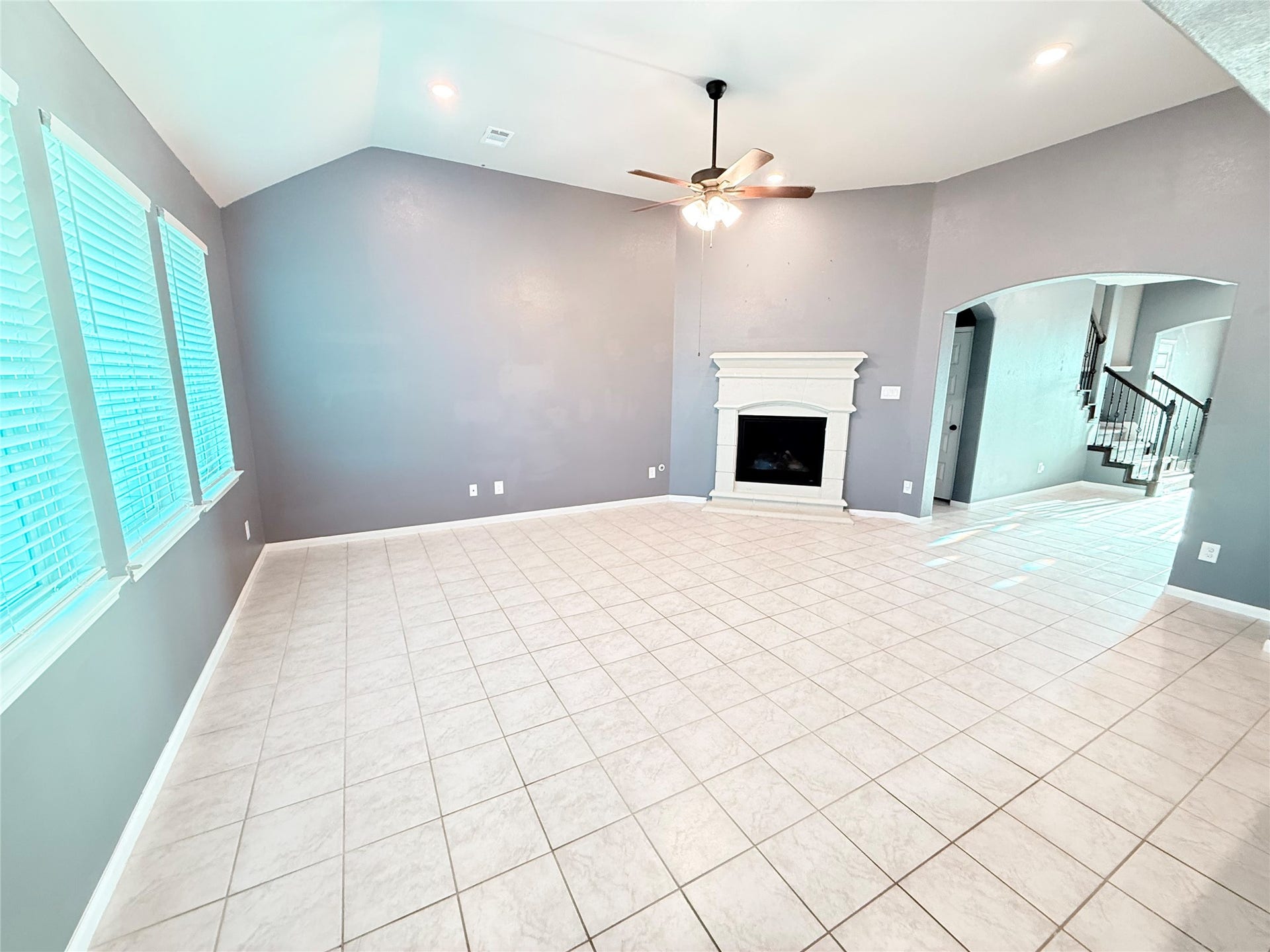 18669 Blue Spruce Lane, Magnolia, TX 77355 View of the living room from the ktchen