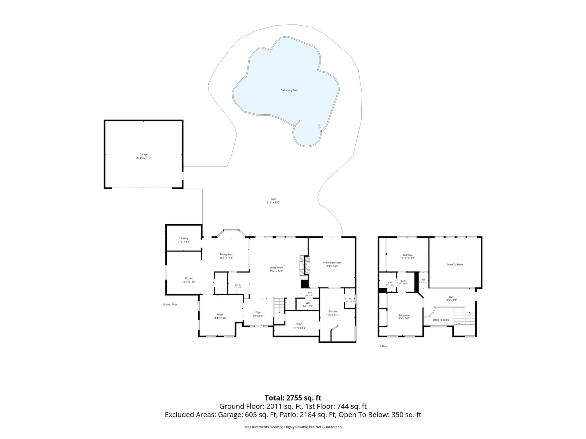 708 Bayou Crest Circle, Dickinson, TX 77539 Floor Plan