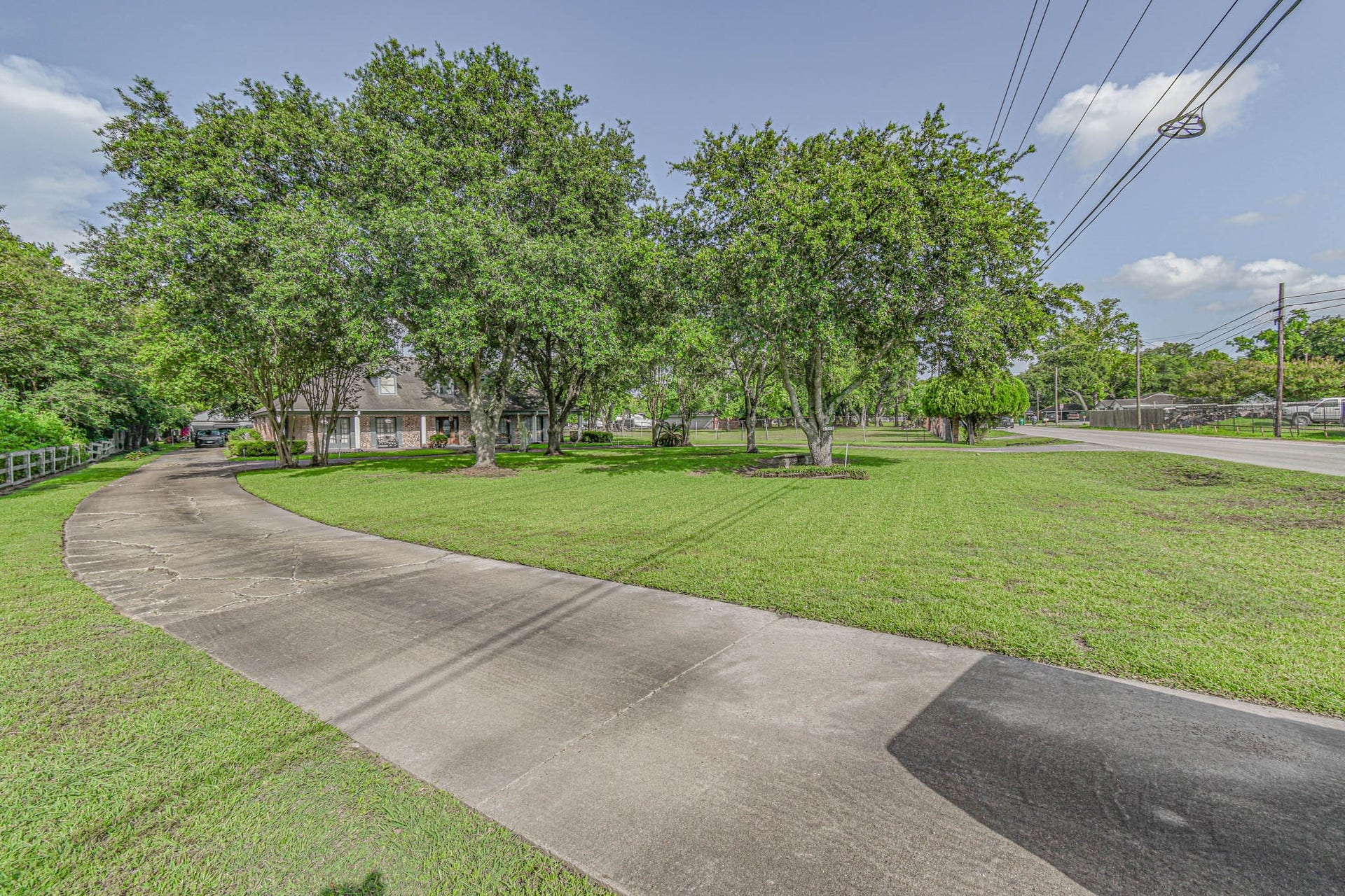 4503 Allen Genoa Road, Pasadena, TX 77504 TRANQUIL PEACE BEING BUILT SO FAR BACK FROM THE ROAD!