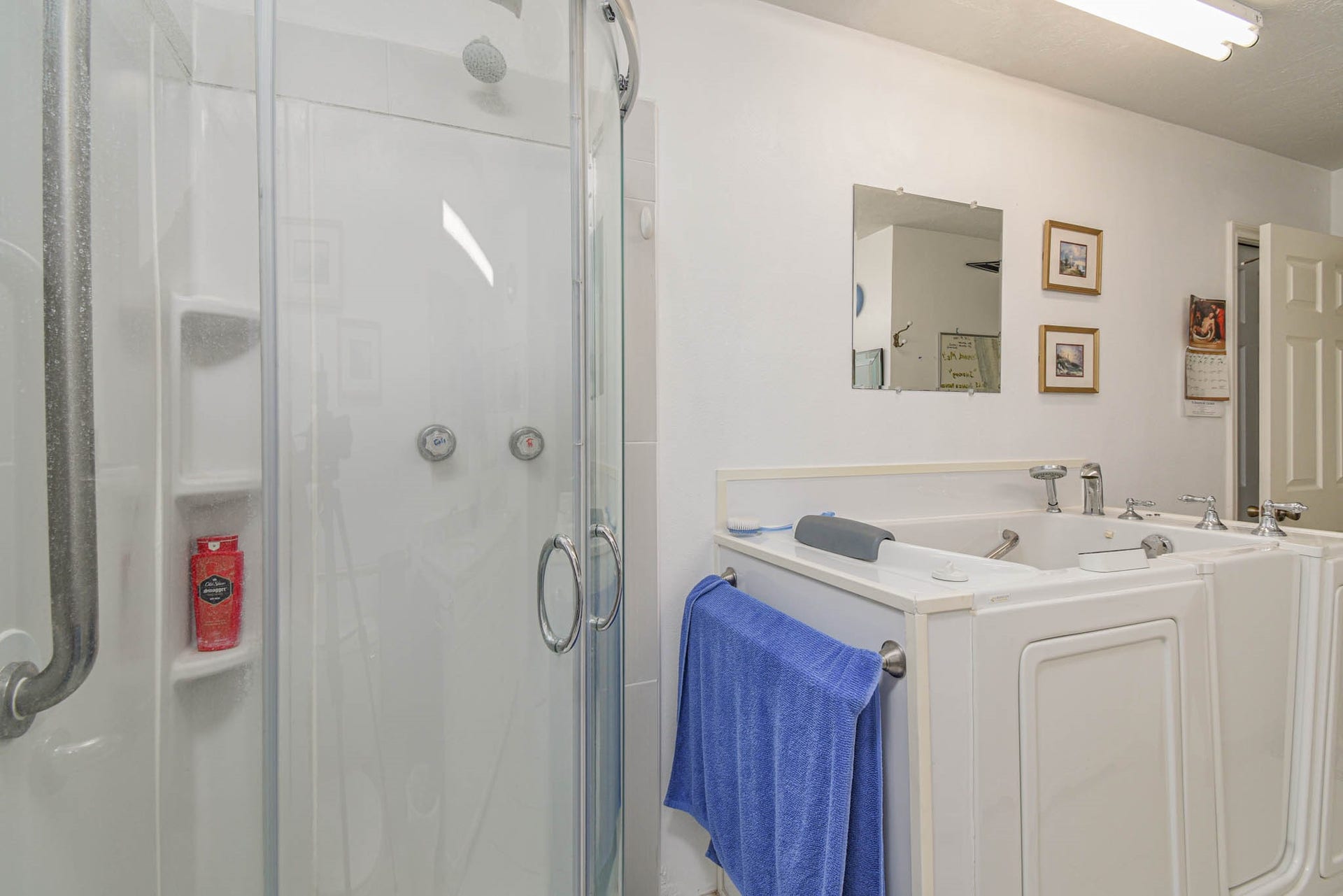 4503 Allen Genoa Road, Pasadena, TX 77504 BETTER VIEW OF WALK IN SPA TUB & SEPARATE SHOWER. COME RELAX HERE!