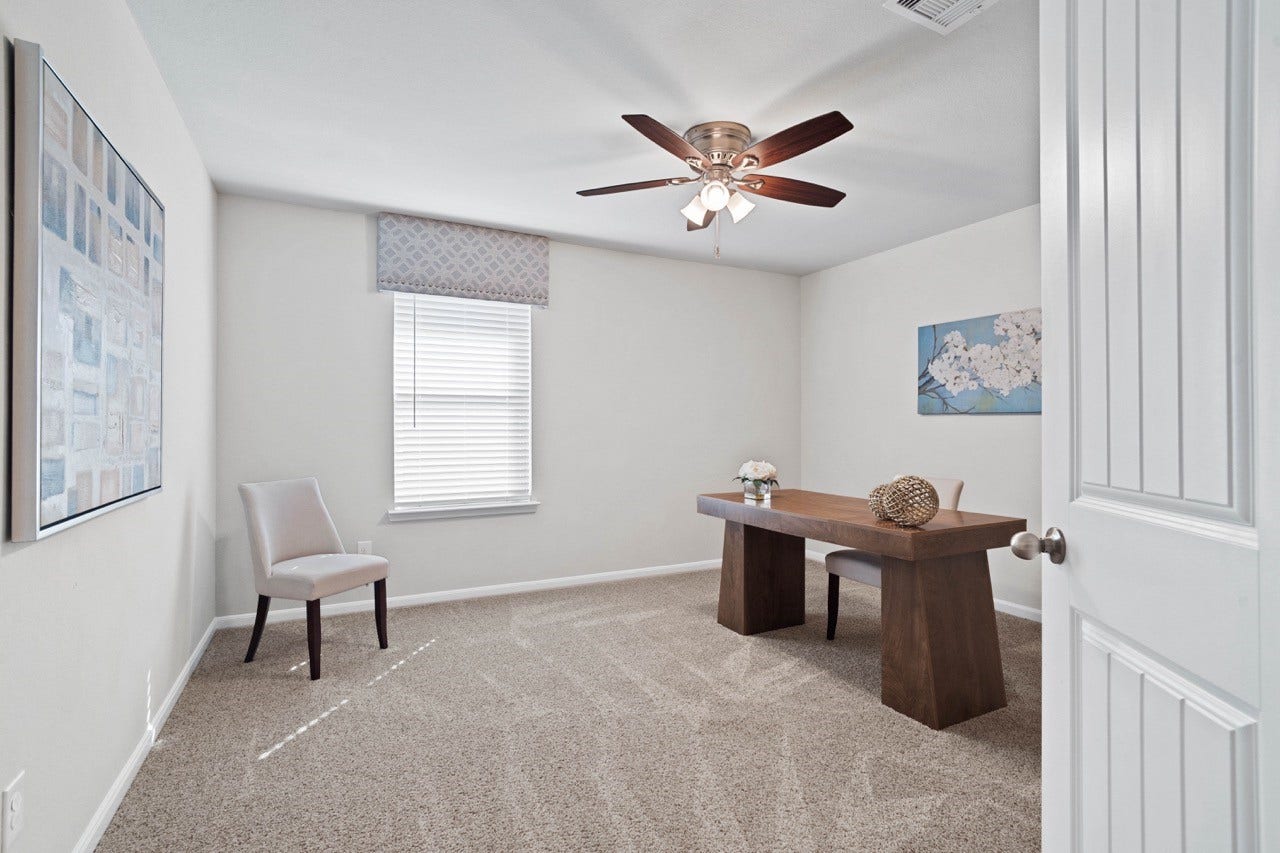 10110 Whitney Reach Drive, Rosharon, TX 77583 Double Door entry to office.