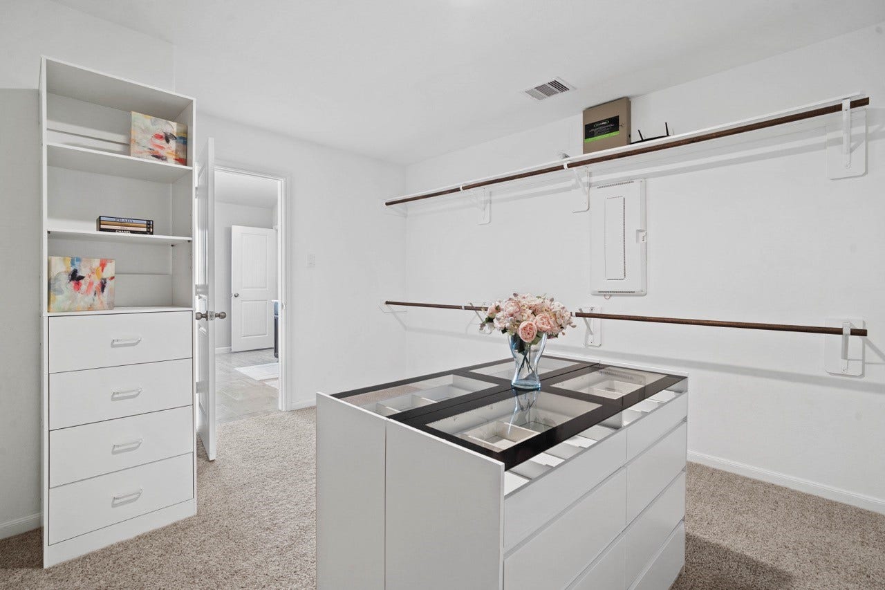 10110 Whitney Reach Drive, Rosharon, TX 77583 Spacious Primary Closet